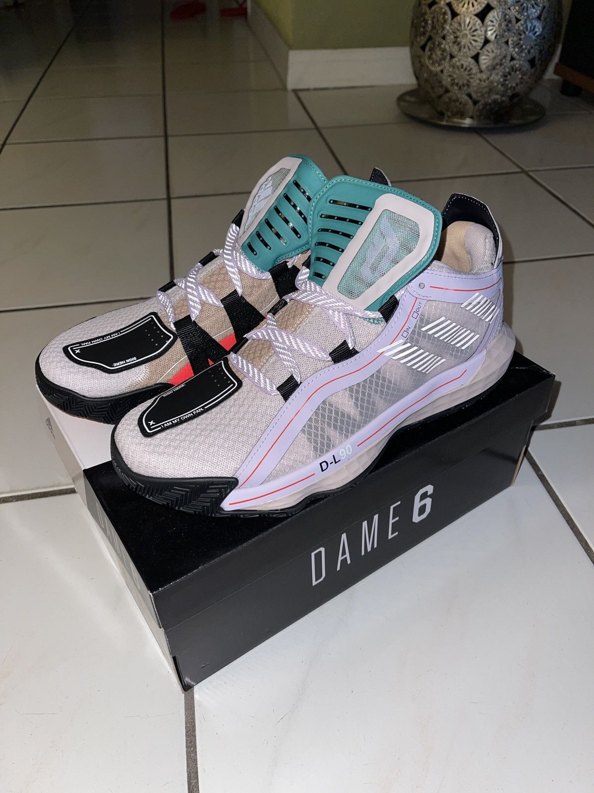 Adidas × Pusha T Dame 6 I Am My Own Fan Pusha T Size 8 | Grailed