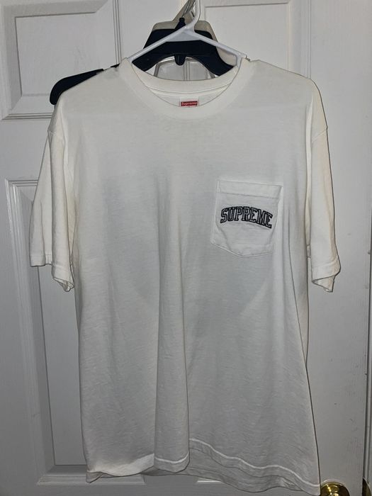 supreme raiders pocket tee