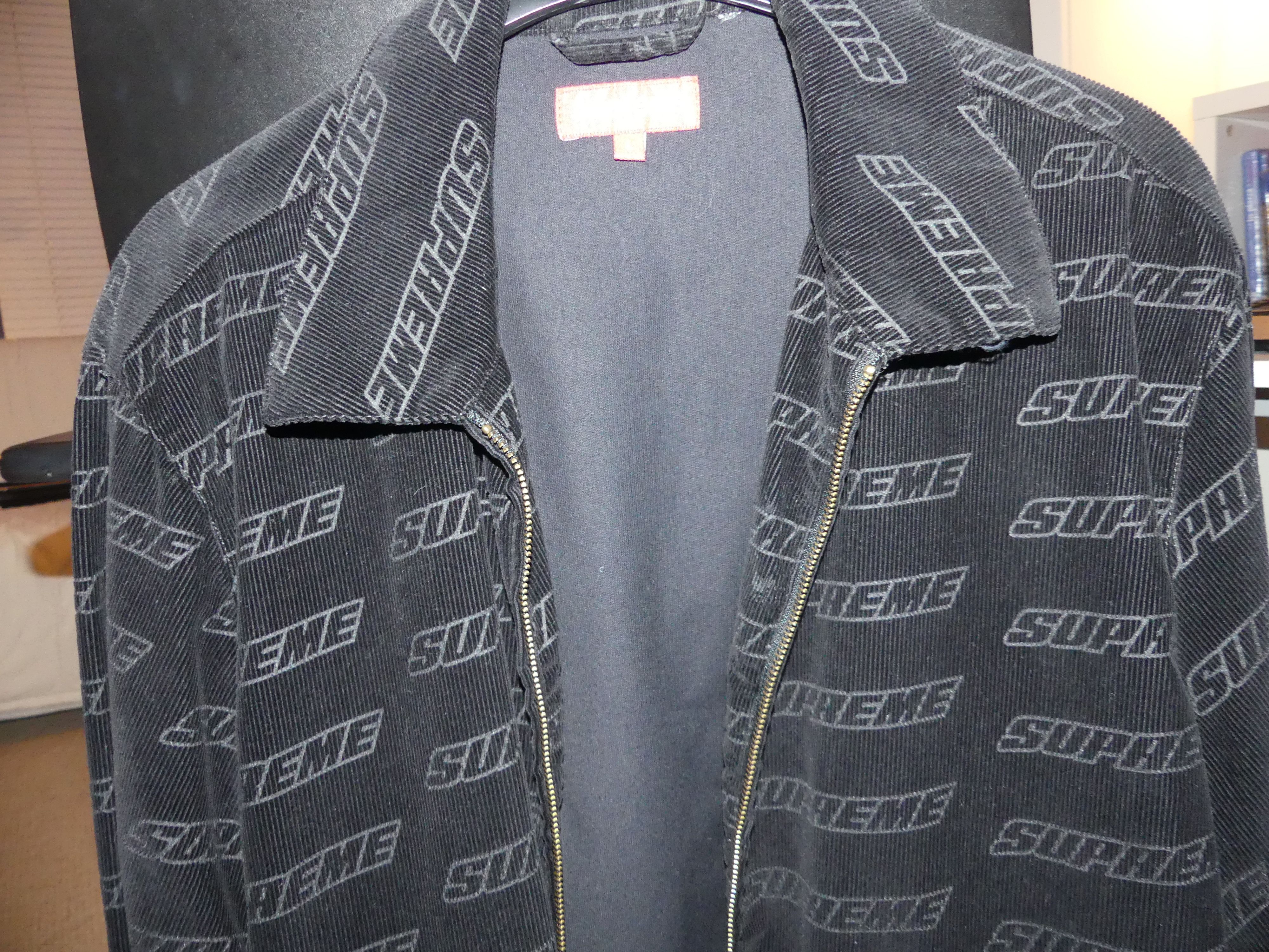 Debossed Logo Corduroy Jacket - Light Jackets 