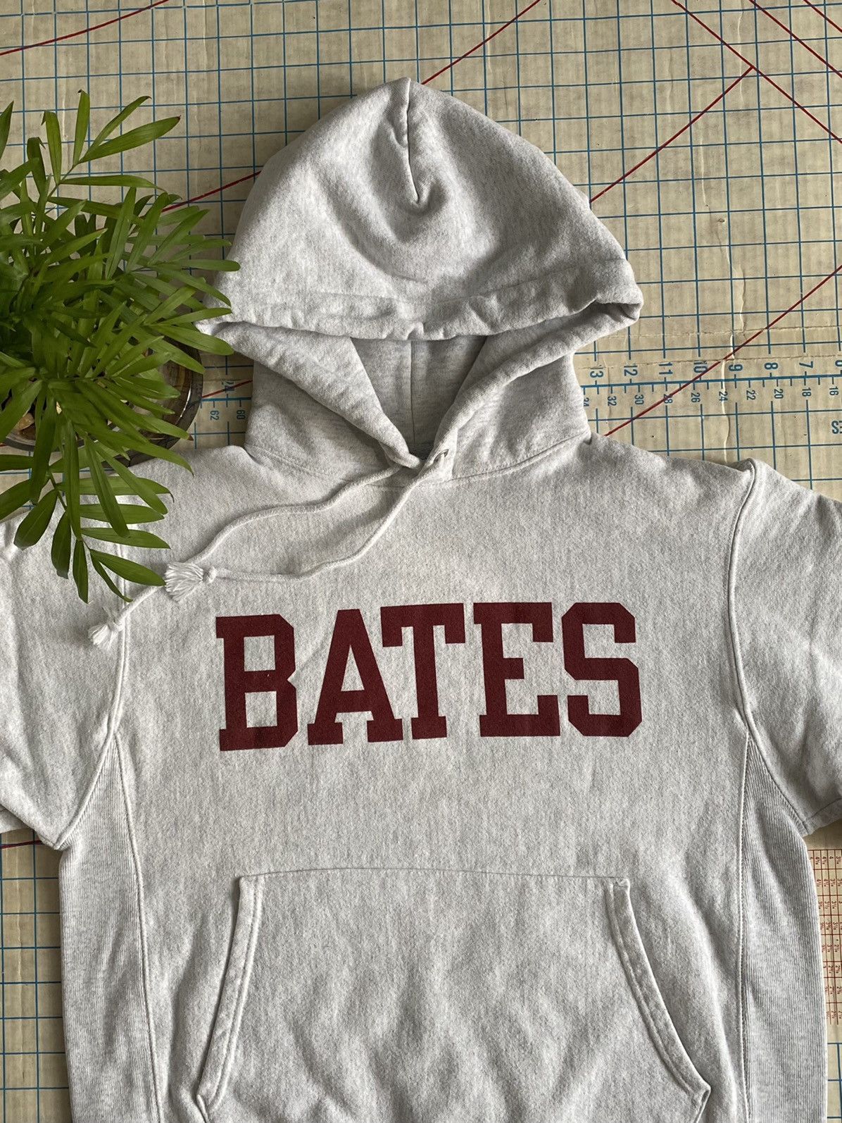 Champion × Vintage Champion Bates College Collegiate Hoodie Heather Grey Medium Size US M / EU 48-50 / 2 - 5 Thumbnail