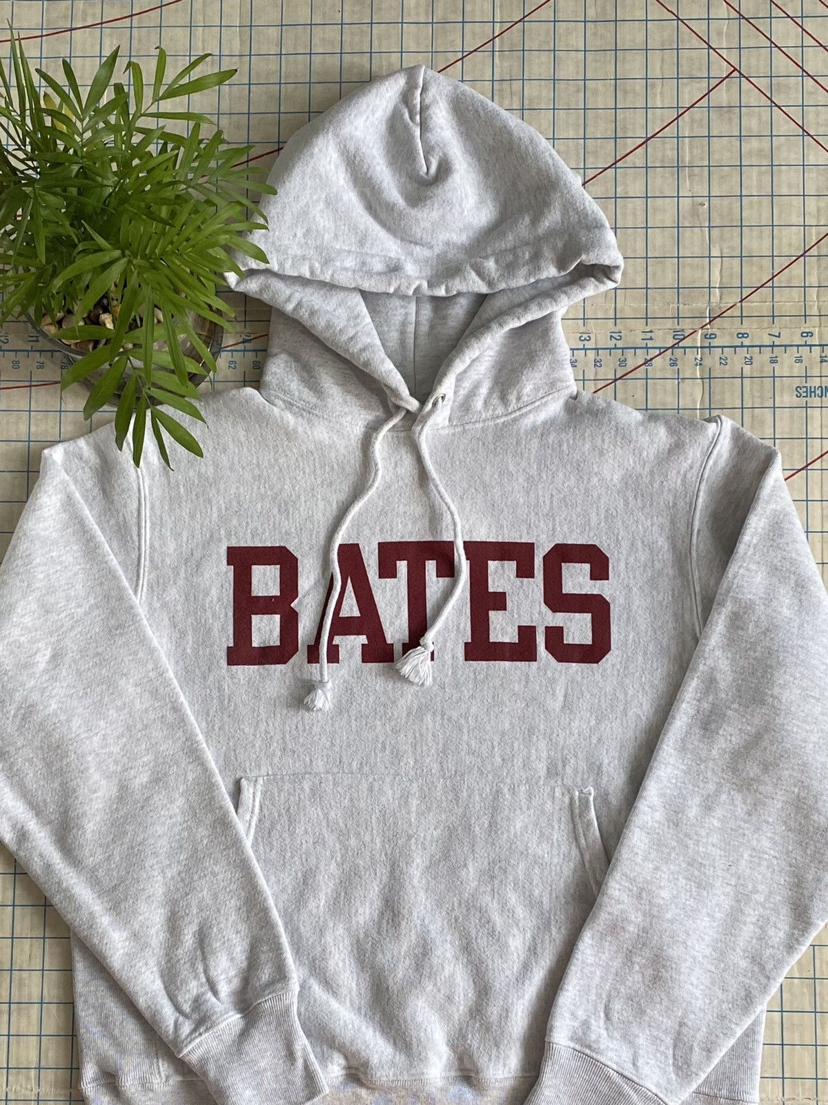 Champion × Vintage Champion Bates College Collegiate Hoodie Heather Grey Medium Size US M / EU 48-50 / 2 - 3 Thumbnail