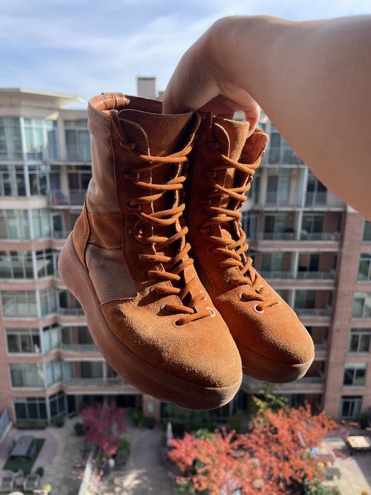 Yeezy boot hot sale burnt sienna