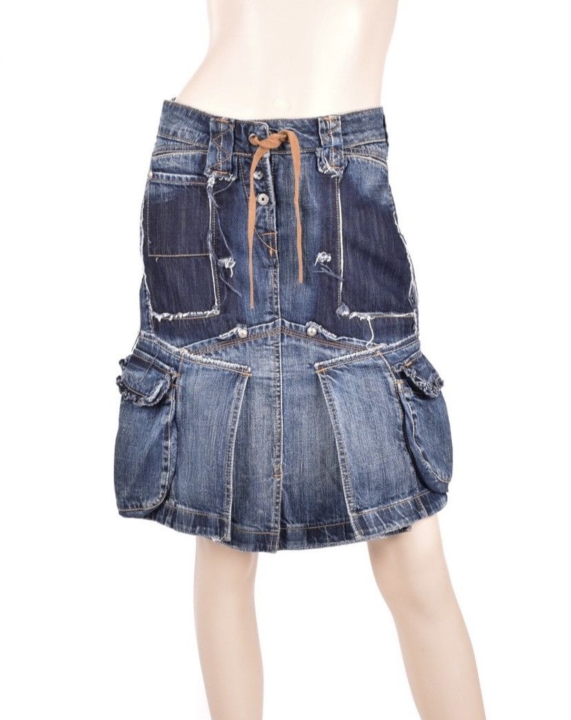 Marithe Francois Girbaud Denim Skirt