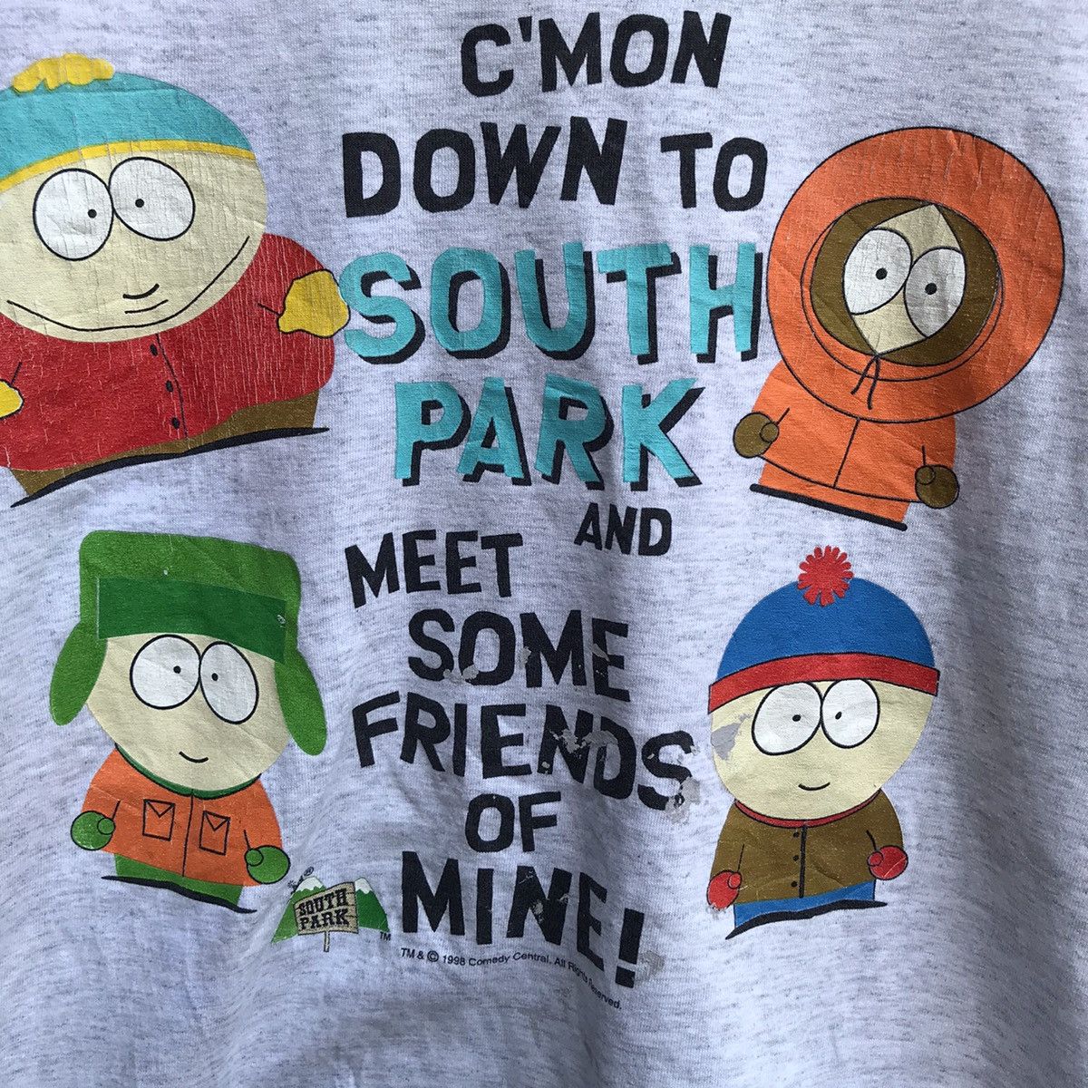 Cartoon Network Vintage 90s SOUTH PARK tee comedy cartoons Size US S / EU 44-46 / 1 - 3 Thumbnail