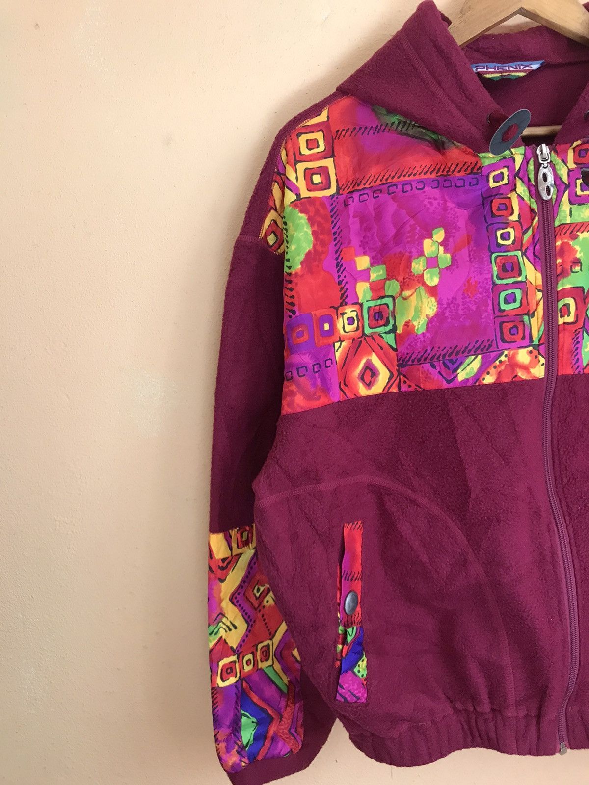 Japanese Brand PHENIX COLORBLOCK FLEECE JACKET Size US M / EU 48-50 / 2 - 7 Thumbnail