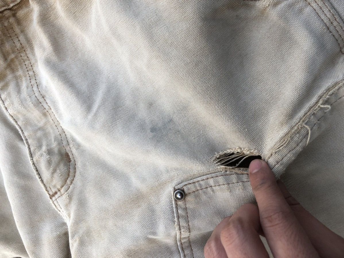 Carhartt Sunfaded Carhartt Double Knee Jeans Size US 32 / EU 48 - 3 Thumbnail