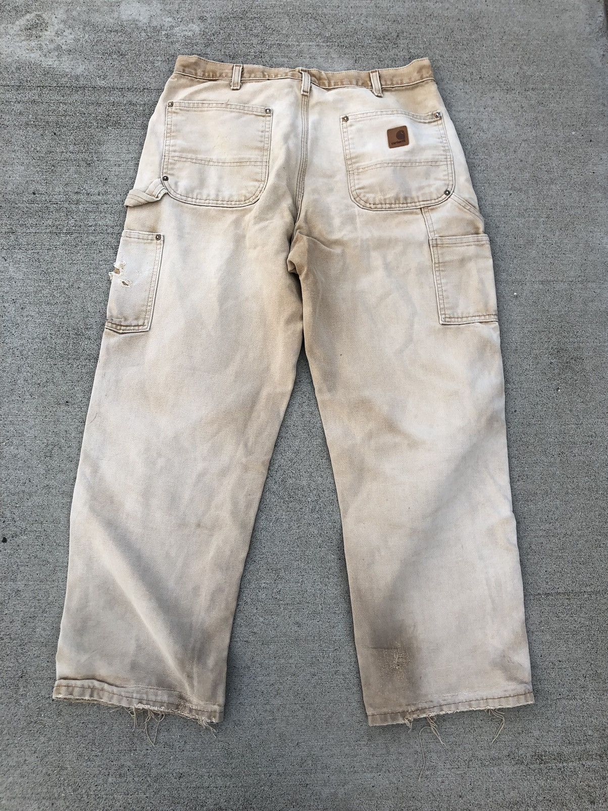 Carhartt Sunfaded Carhartt Double Knee Jeans Size US 32 / EU 48 - 2 Thumbnail
