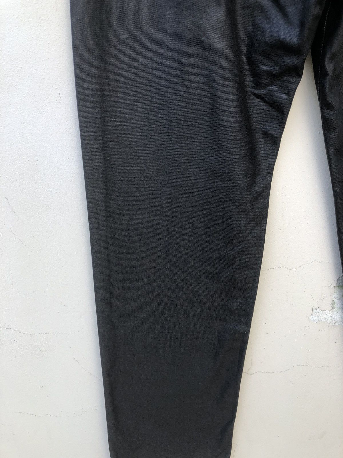 Beams Plus Vintage 1990s Beams Japan Coated Black Jeans Size US 32 / EU 48 - 12 Thumbnail