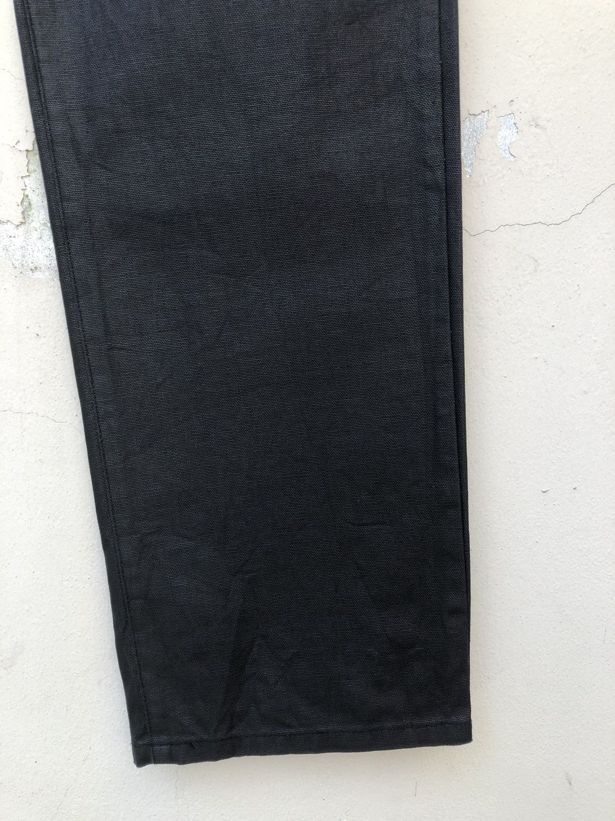 Beams Plus Vintage 1990s Beams Japan Coated Black Jeans Size US 32 / EU 48 - 8 Thumbnail