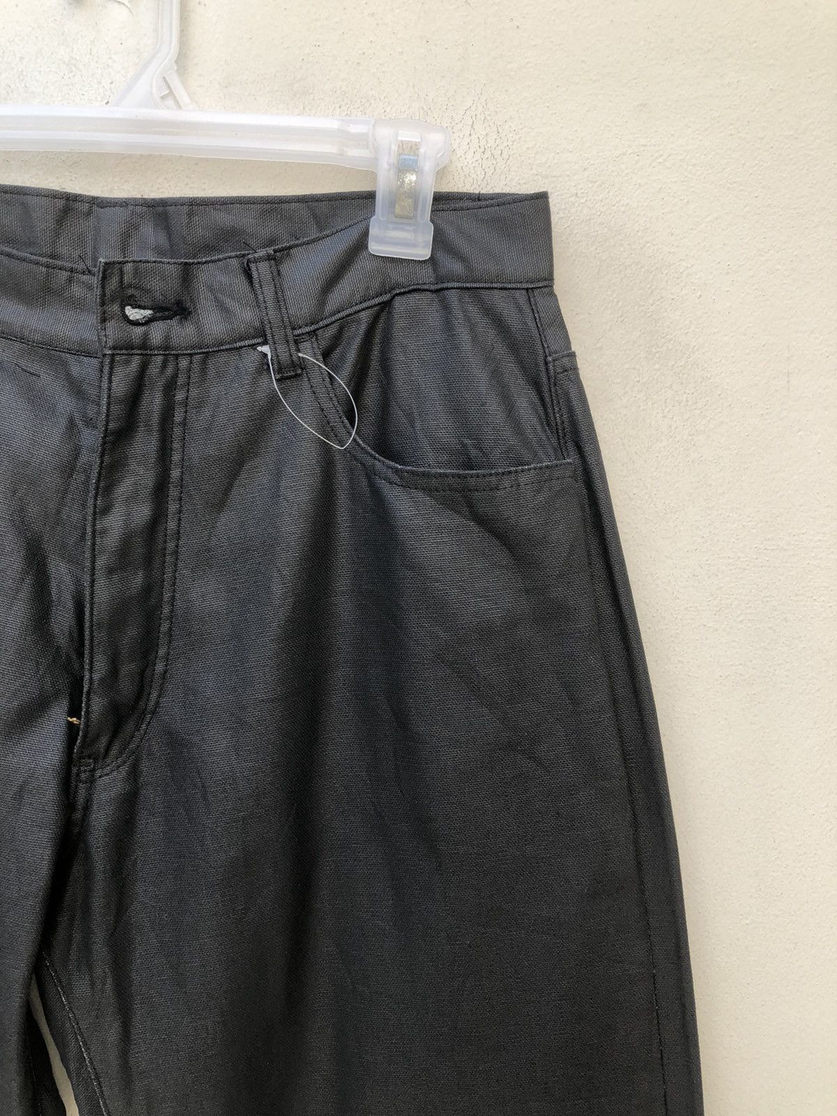 Beams Plus Vintage 1990s Beams Japan Coated Black Jeans Size US 32 / EU 48 - 6 Thumbnail
