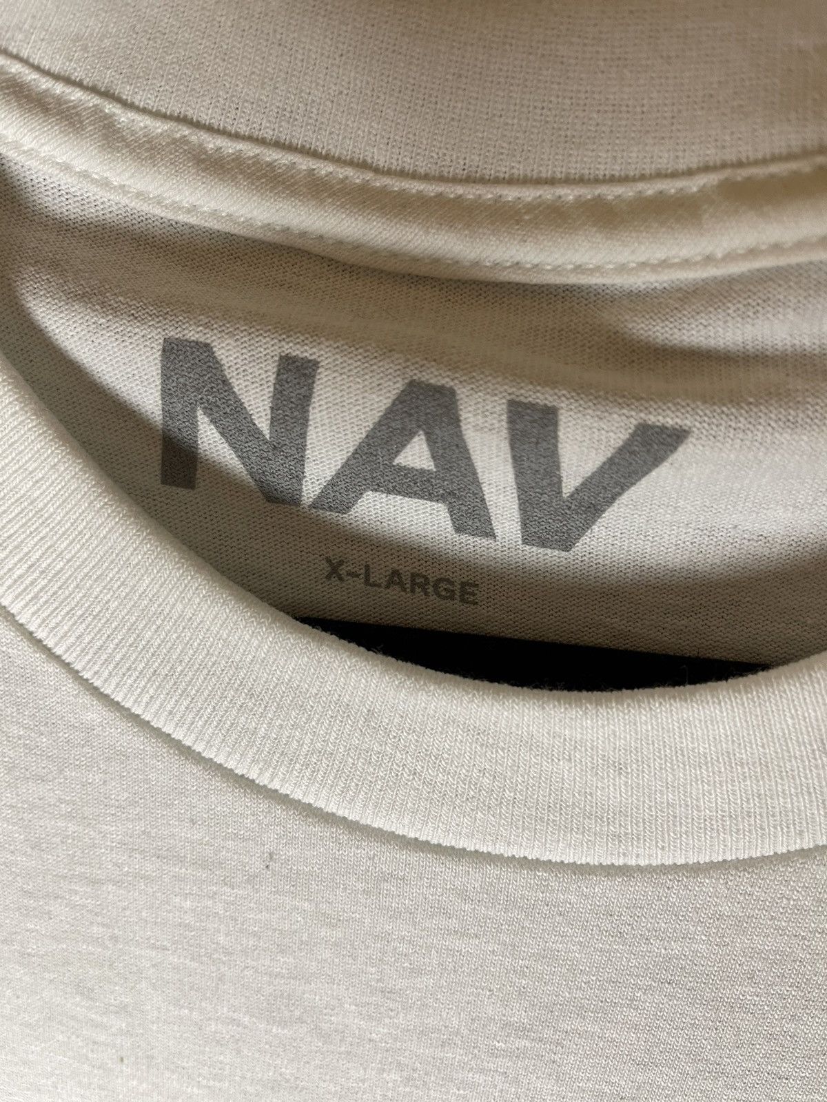 NAV × Vlone Nav x Vlone Dead Tee White / Black | Grailed