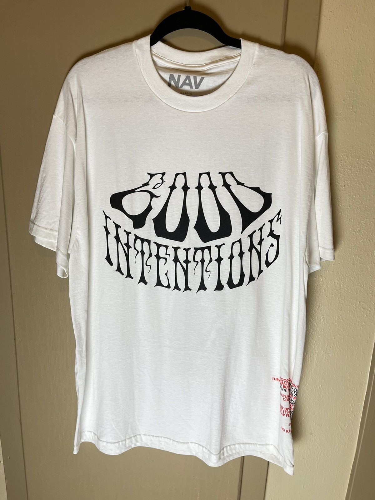 Nav x Vlone Dead Tee White Black