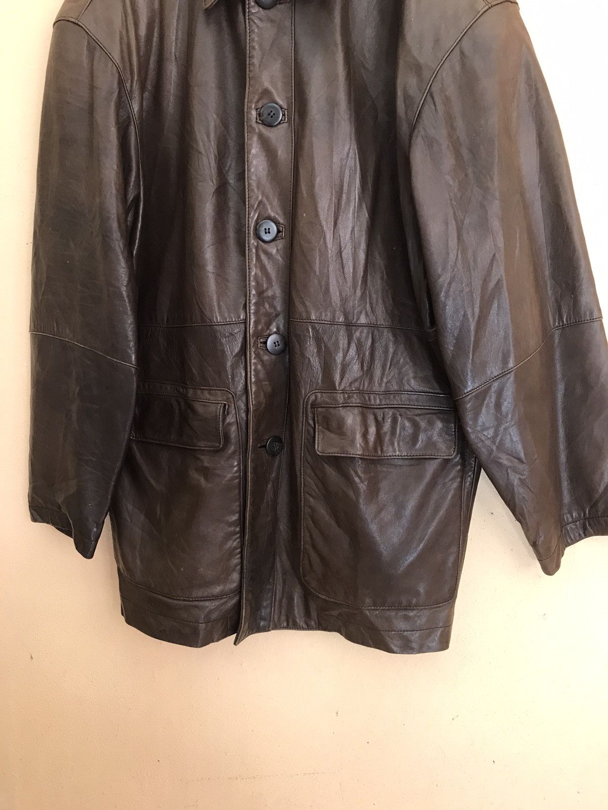 CHRISTIAN AUJARD HOMME PVC LEATHER JACKET