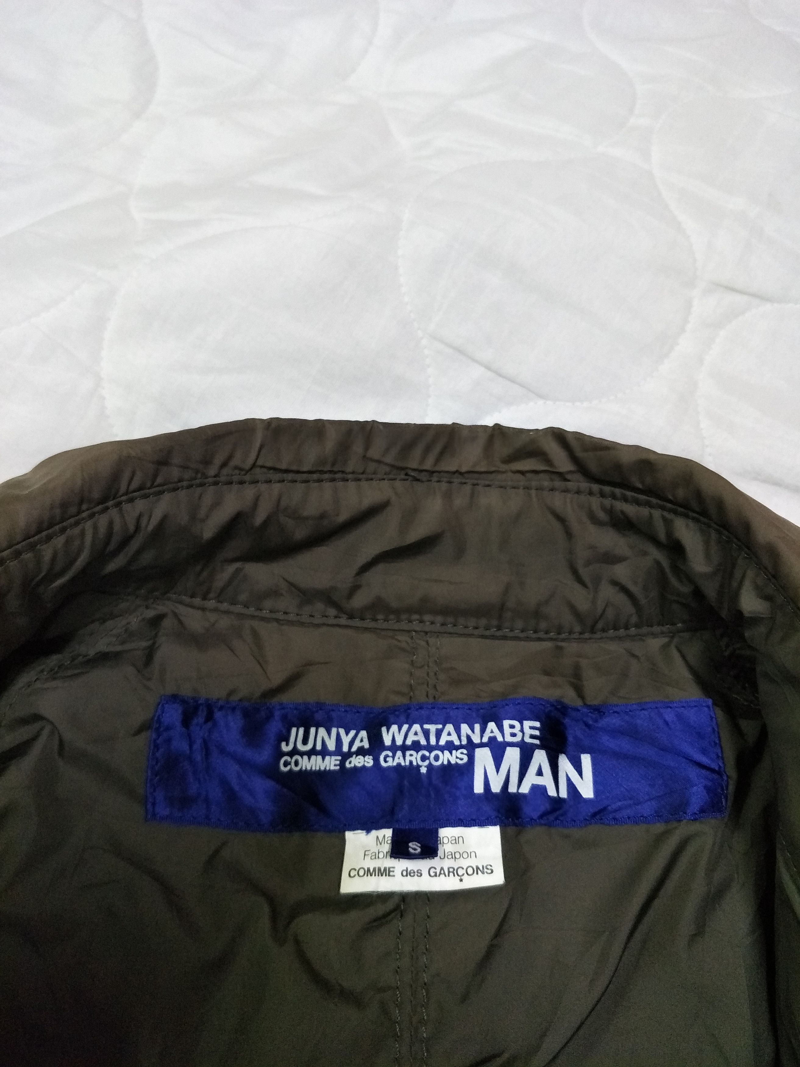 Comme des Garcons 08 Junya Watanabe Man CDG Olive Army Double Breast Coat Size US S / EU 44-46 / 1 - 14 Thumbnail