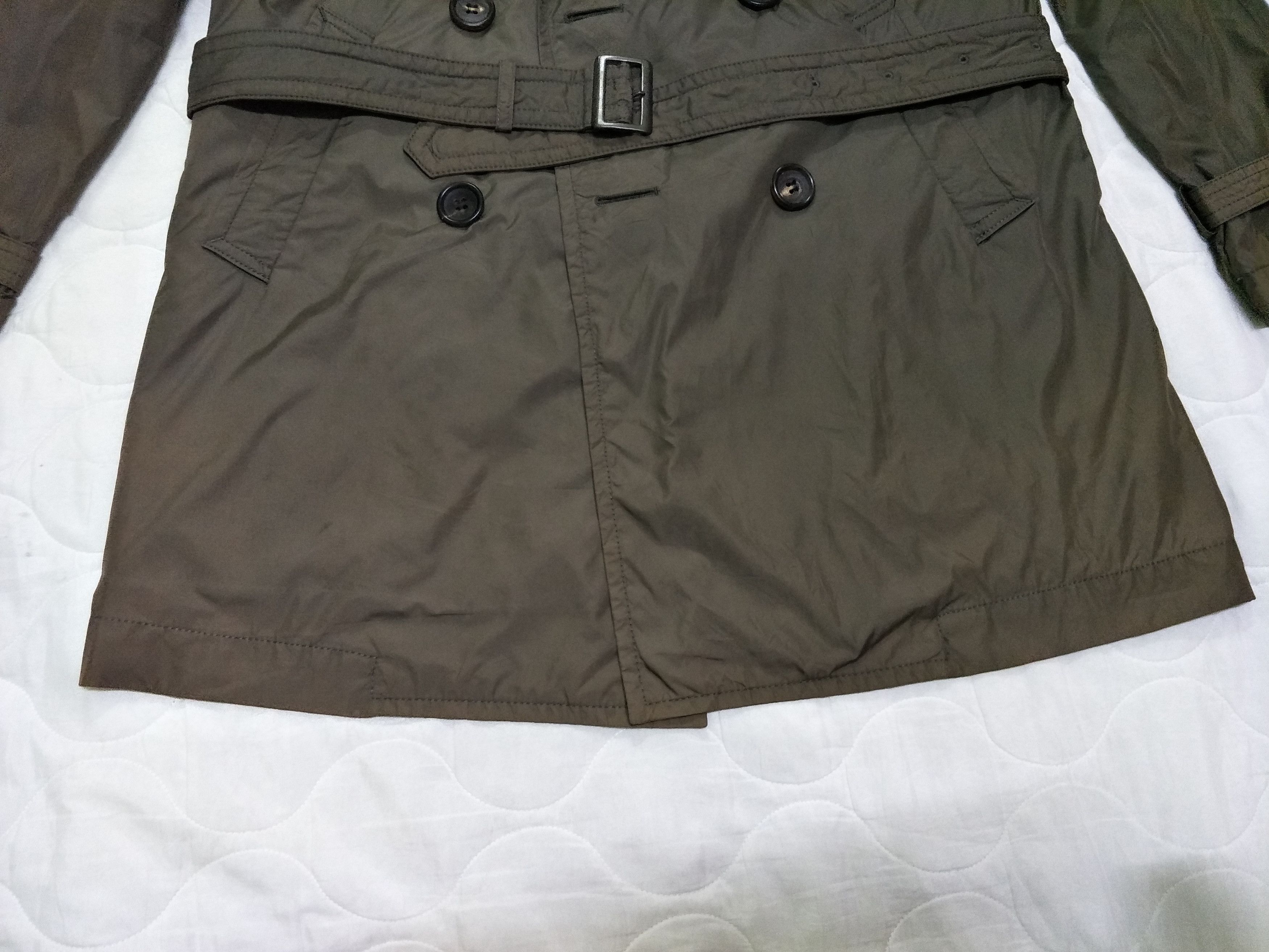 Comme des Garcons 08 Junya Watanabe Man CDG Olive Army Double Breast Coat Size US S / EU 44-46 / 1 - 8 Thumbnail