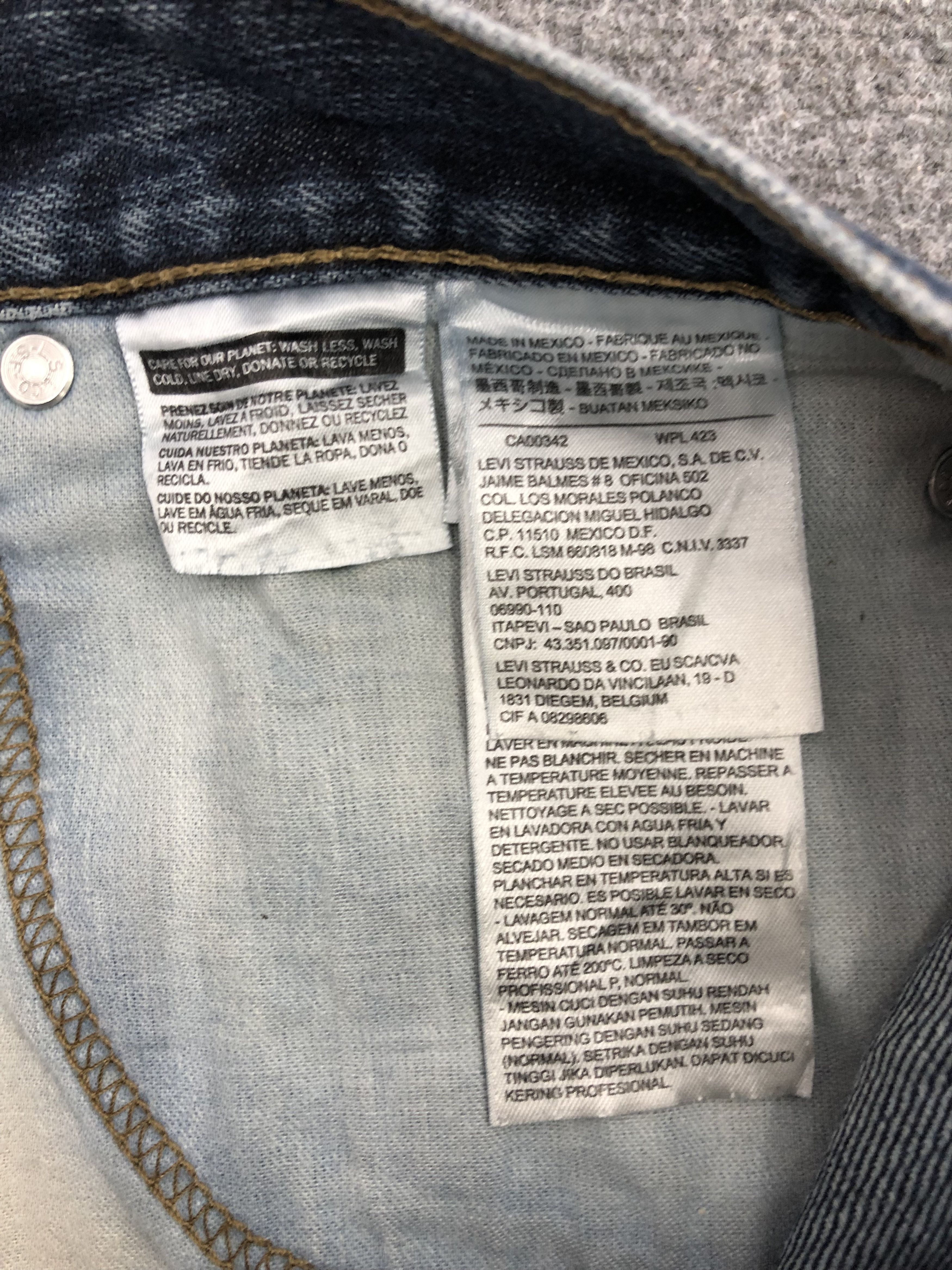 Levi's Vintage Levis 559 Denim DP1306 Size US 35 - 5 Thumbnail