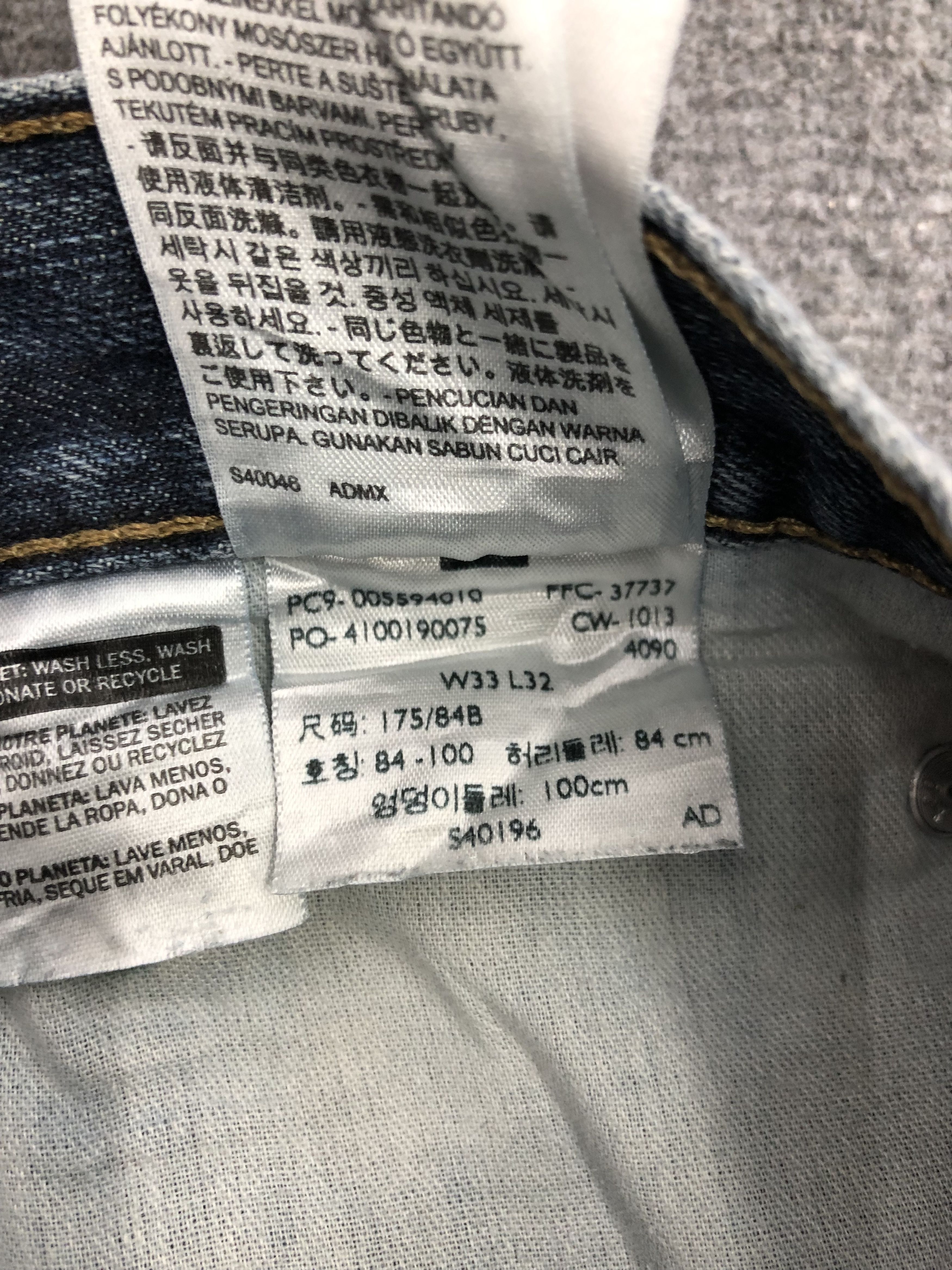 Levi's Vintage Levis 559 Denim DP1306 Size US 35 - 6 Thumbnail
