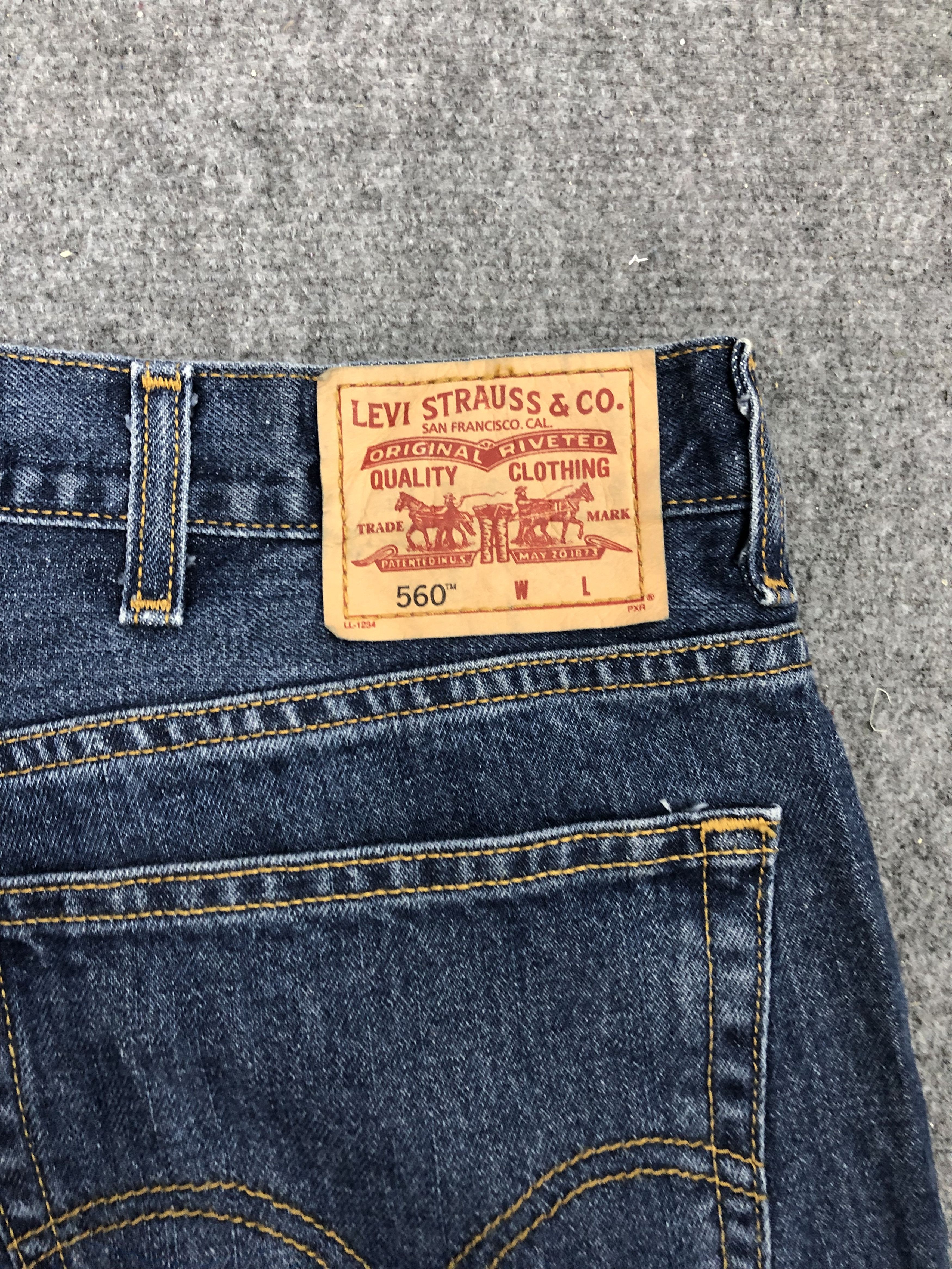 Levi's Vintage Levis 560 Denim DP1312 Size US 44 / EU 60 - 5 Thumbnail