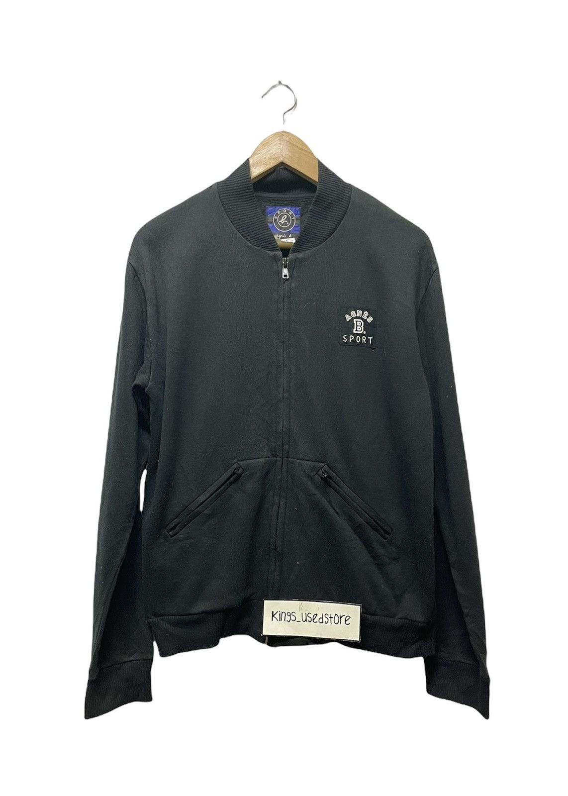 agnes b. AGNES B SPORT FULL ZIPPER BLACK JACKET Size US L / EU 52-54 / 3 - 1 Thumbnail