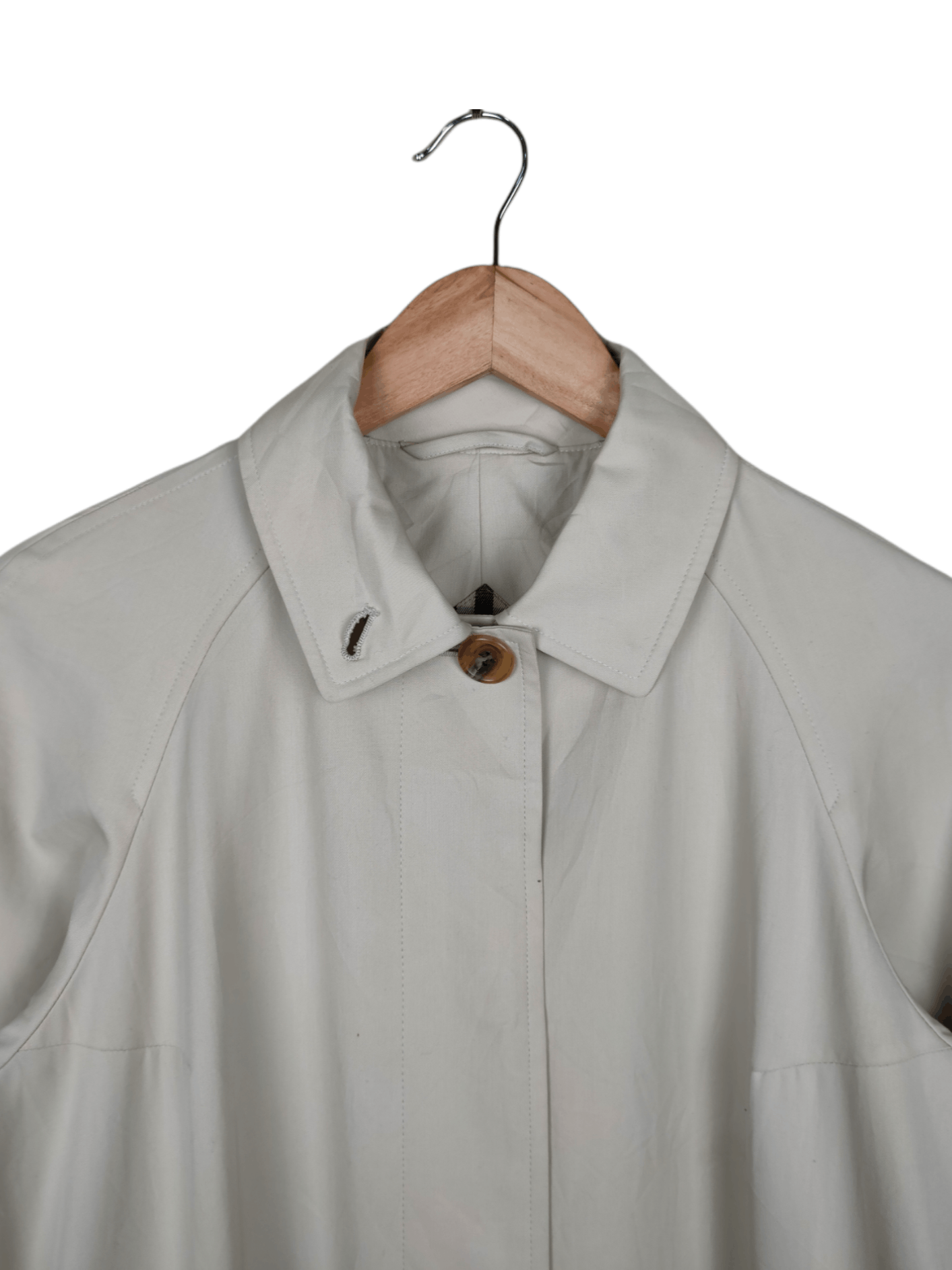 Burberry Vintage Burberry London Long Coat Jacket Size US M / EU 48-50 / 2 - 2 Thumbnail