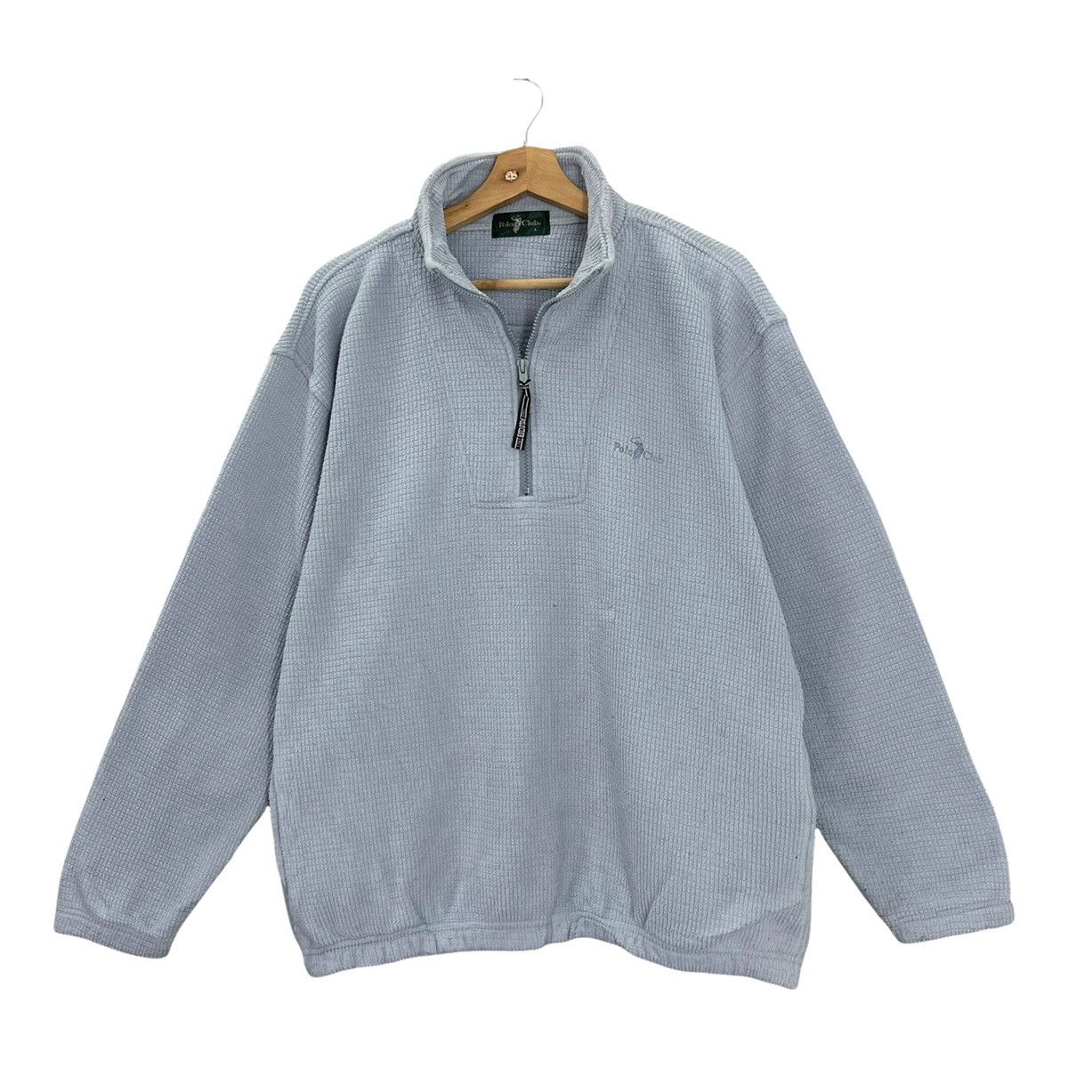 Japanese Brand Vintage 90s Polo Club Halfzip Sweater Size L Size US L / EU 52-54 / 3 - 3 Thumbnail