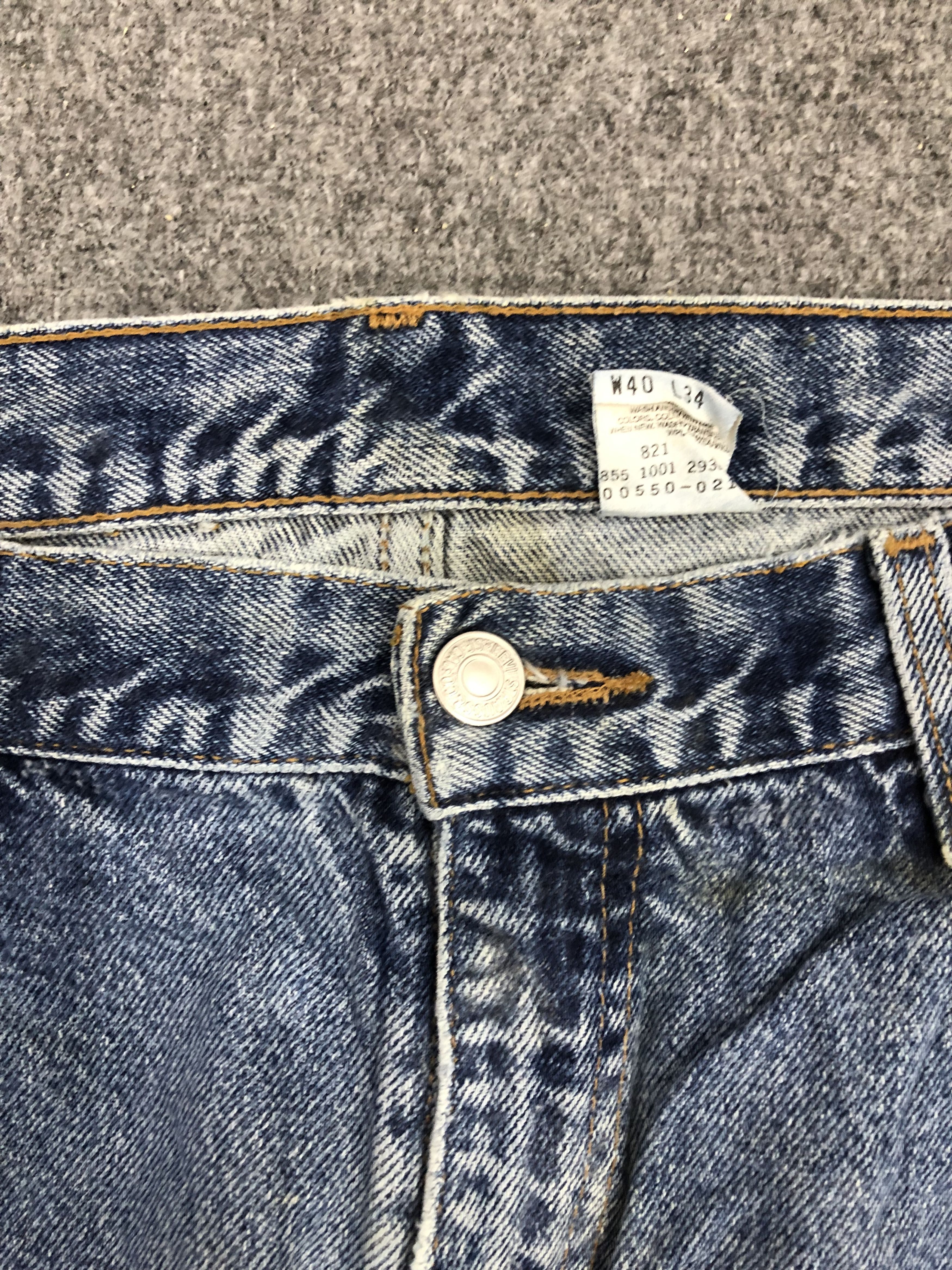 Levi's Vintage Levis 550 Denim DP1297 Size US 38 / EU 54 - 9 Thumbnail