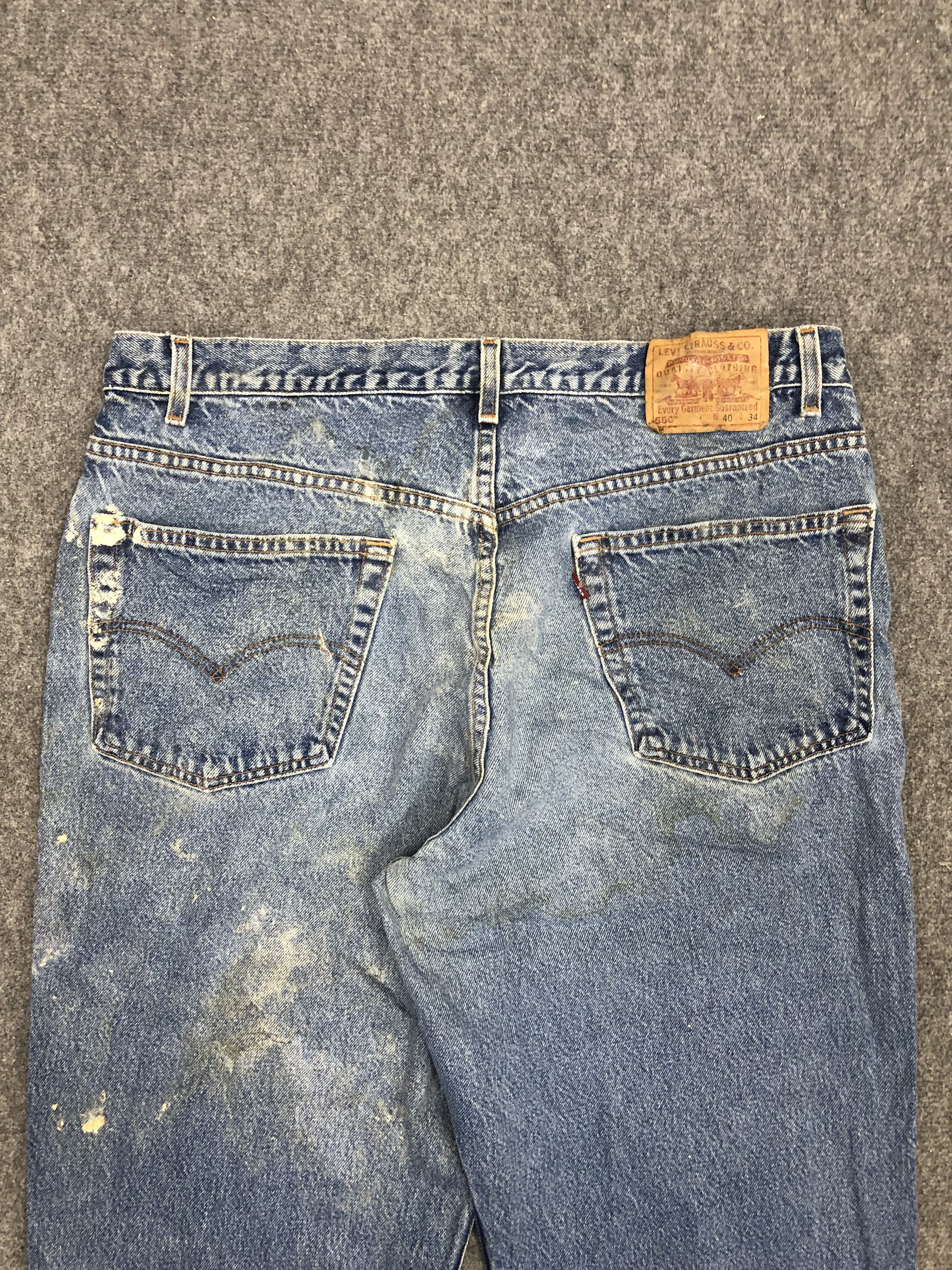Levi's Vintage Levis 550 Denim DP1297 Size US 38 / EU 54 - 4 Thumbnail