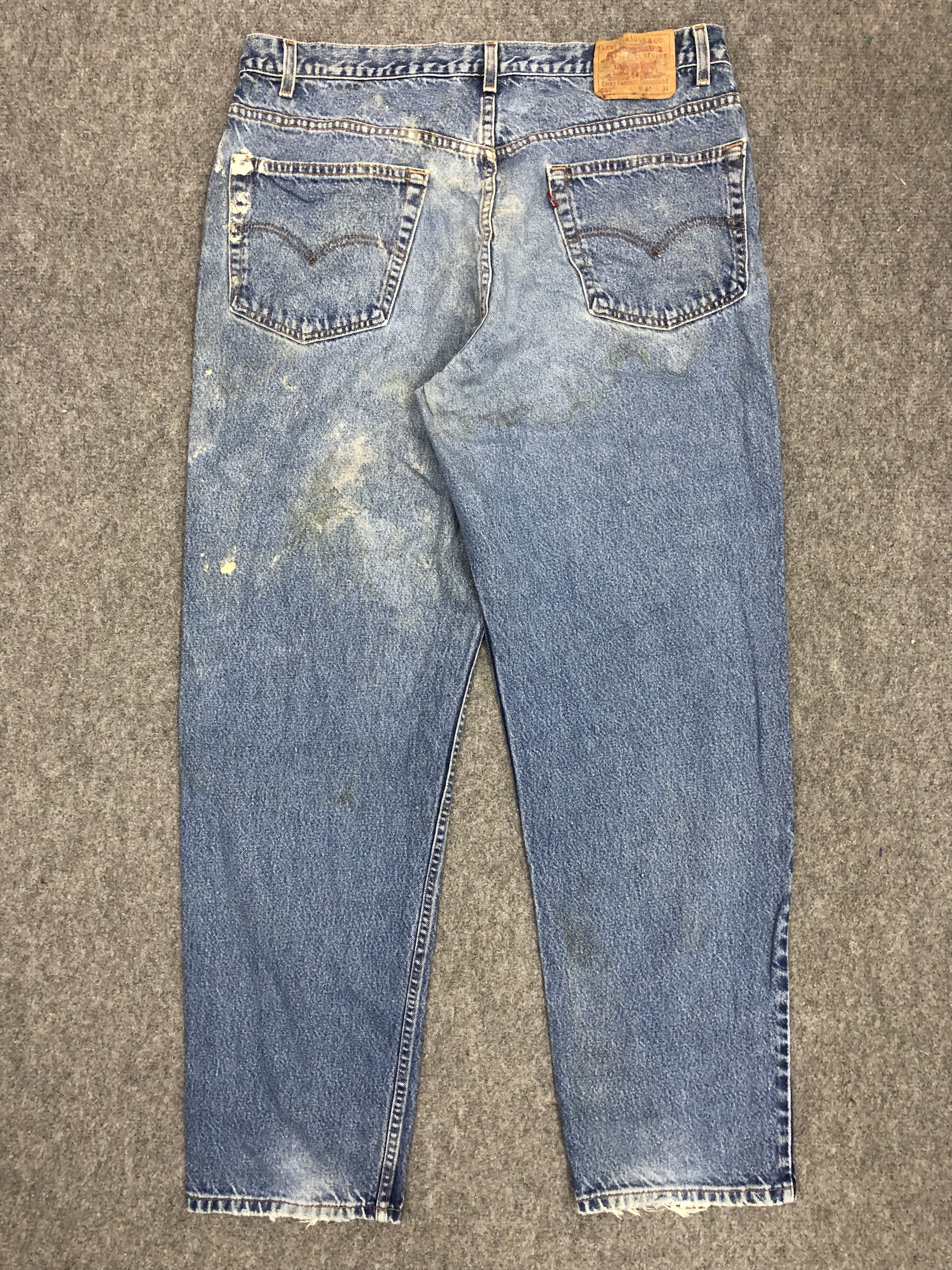 Levi's Vintage Levis 550 Denim DP1297 Size US 38 / EU 54 - 3 Thumbnail