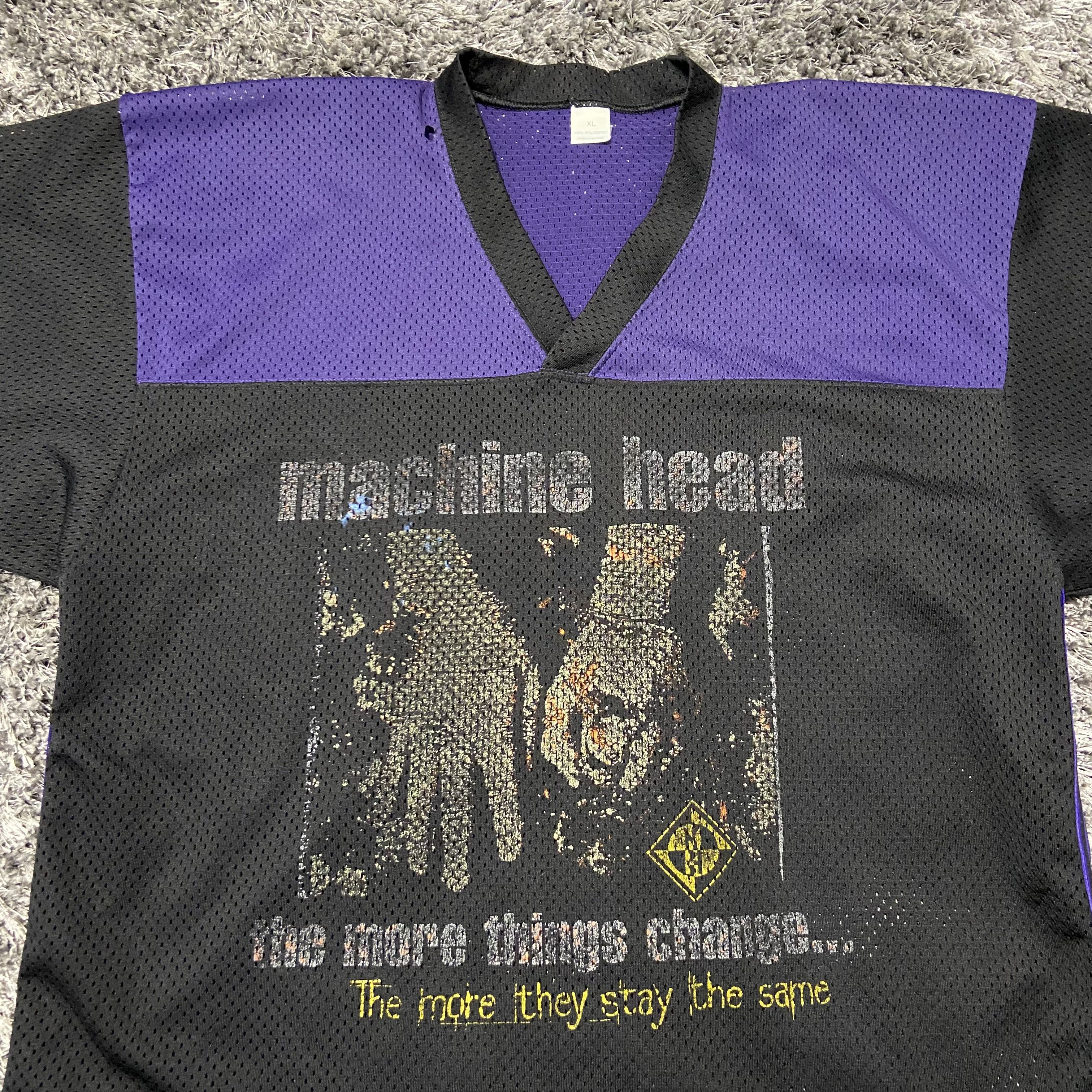 Band Tees MACHINE HEAD 1990s THE MORE THINGS CHANGE JERSEY - № 255 Size US XL / EU 56 / 4 - 2 Thumbnail