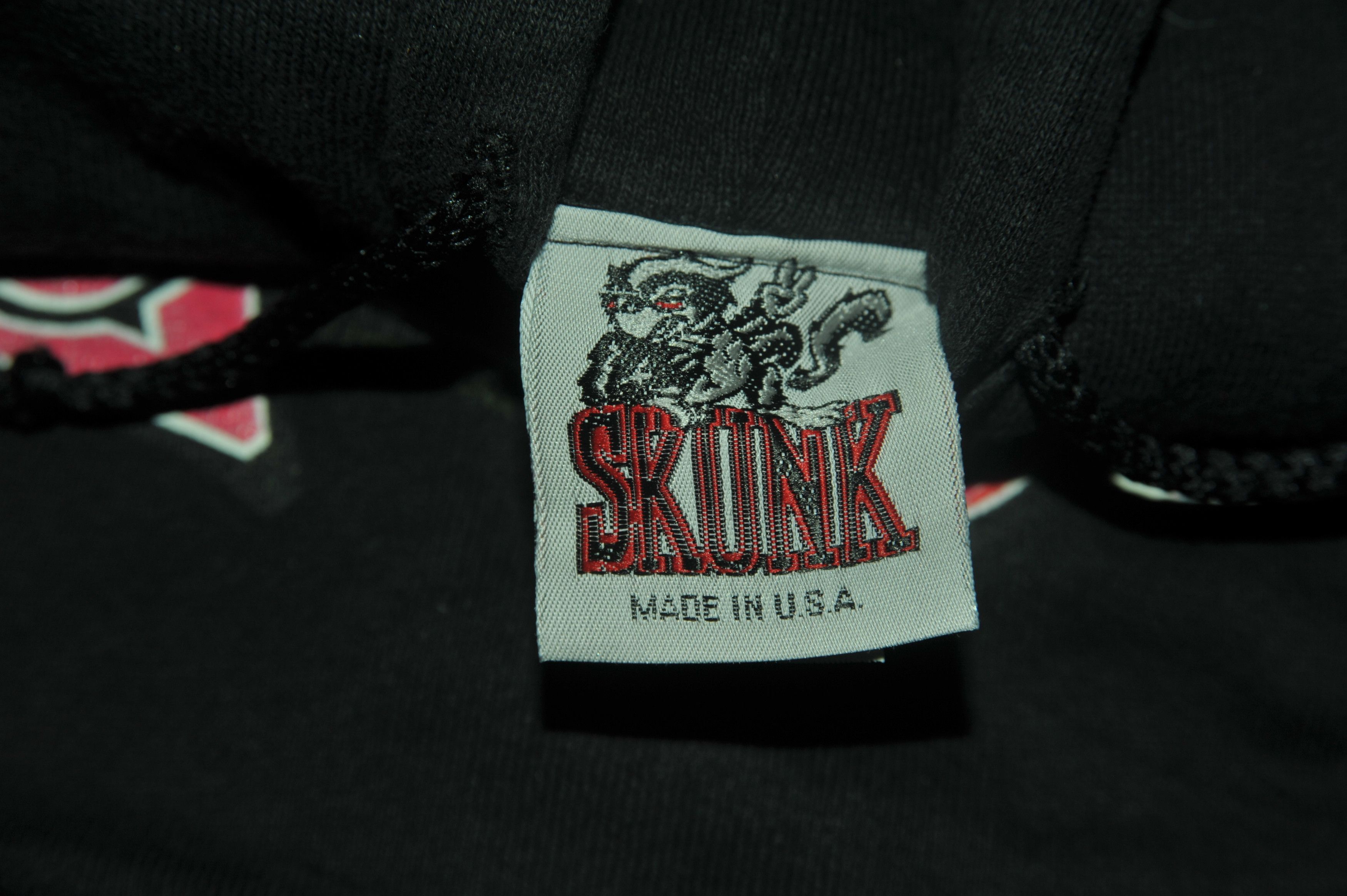 Vintage Vintage 90s Skunk Weedpot Stoner Hoodie Size US M / EU 48-50 / 2 - 3 Thumbnail