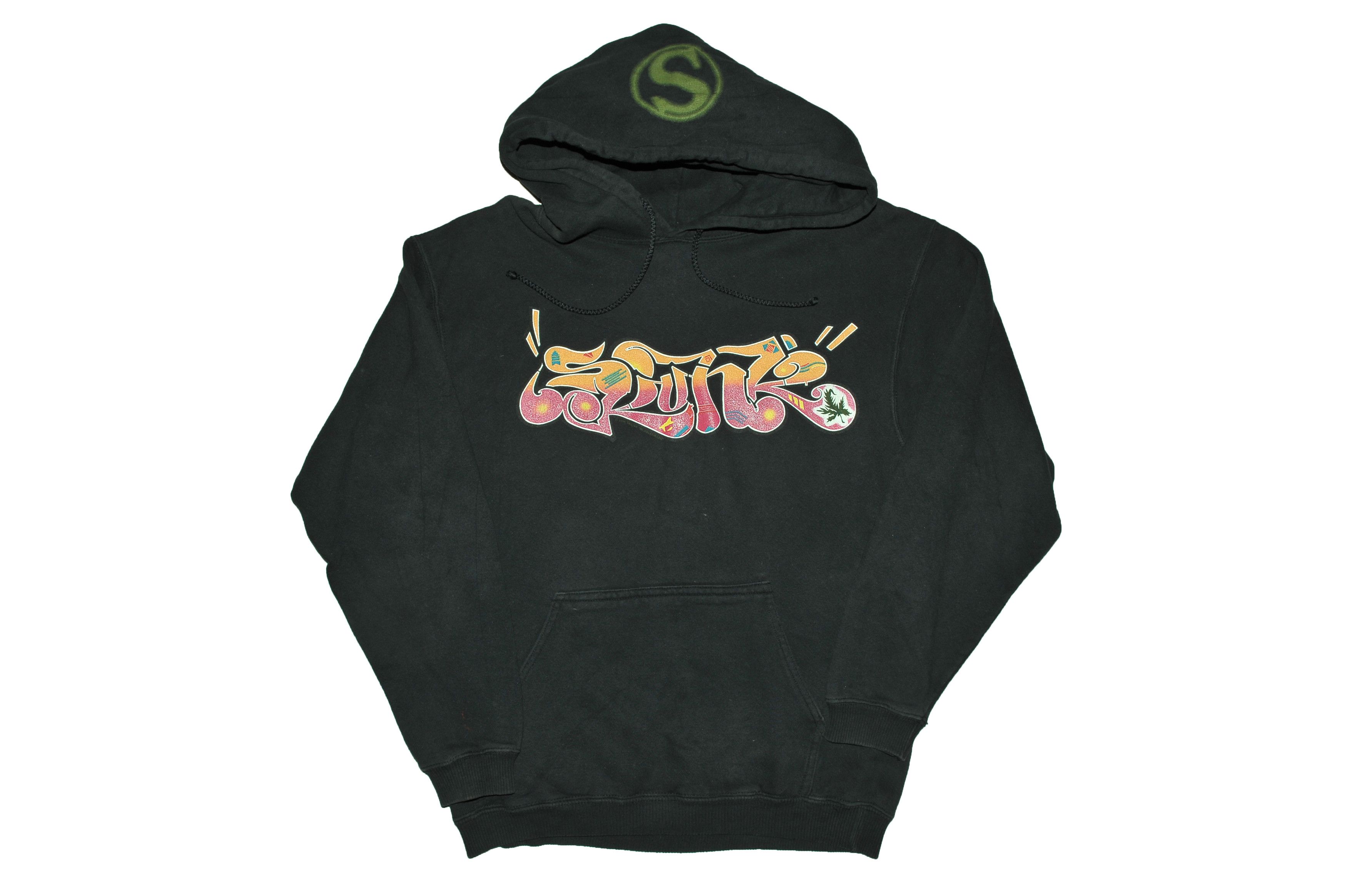 Vintage Vintage 90s Skunk Weedpot Stoner Hoodie Size US M / EU 48-50 / 2 - 1 Thumbnail