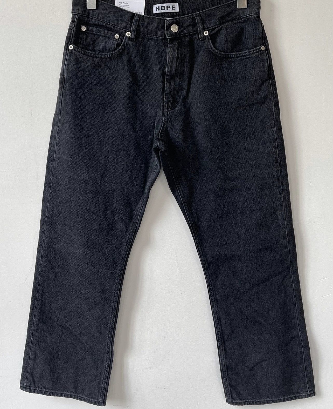 Hope Stockholm Rey Denim in Black Vintage Denim
