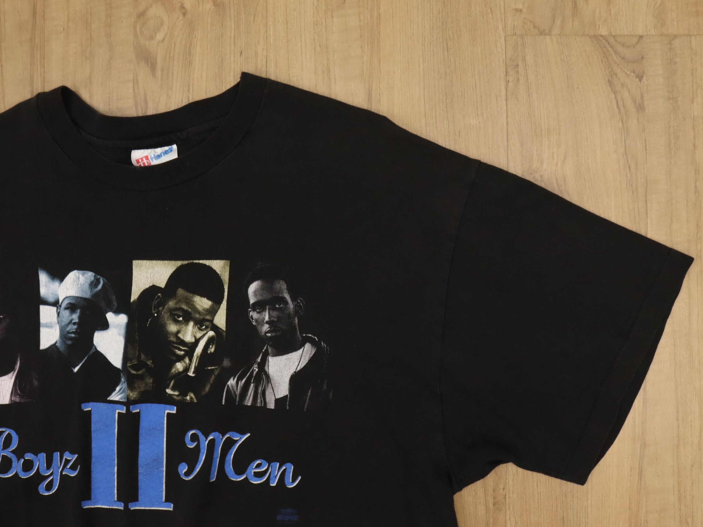 Band Tees × Rap Tees × Vintage Vintage 90's Boyz 2 Men All Around The World Tour R&B Shirt Size US XL / EU 56 / 4 - 7 Thumbnail