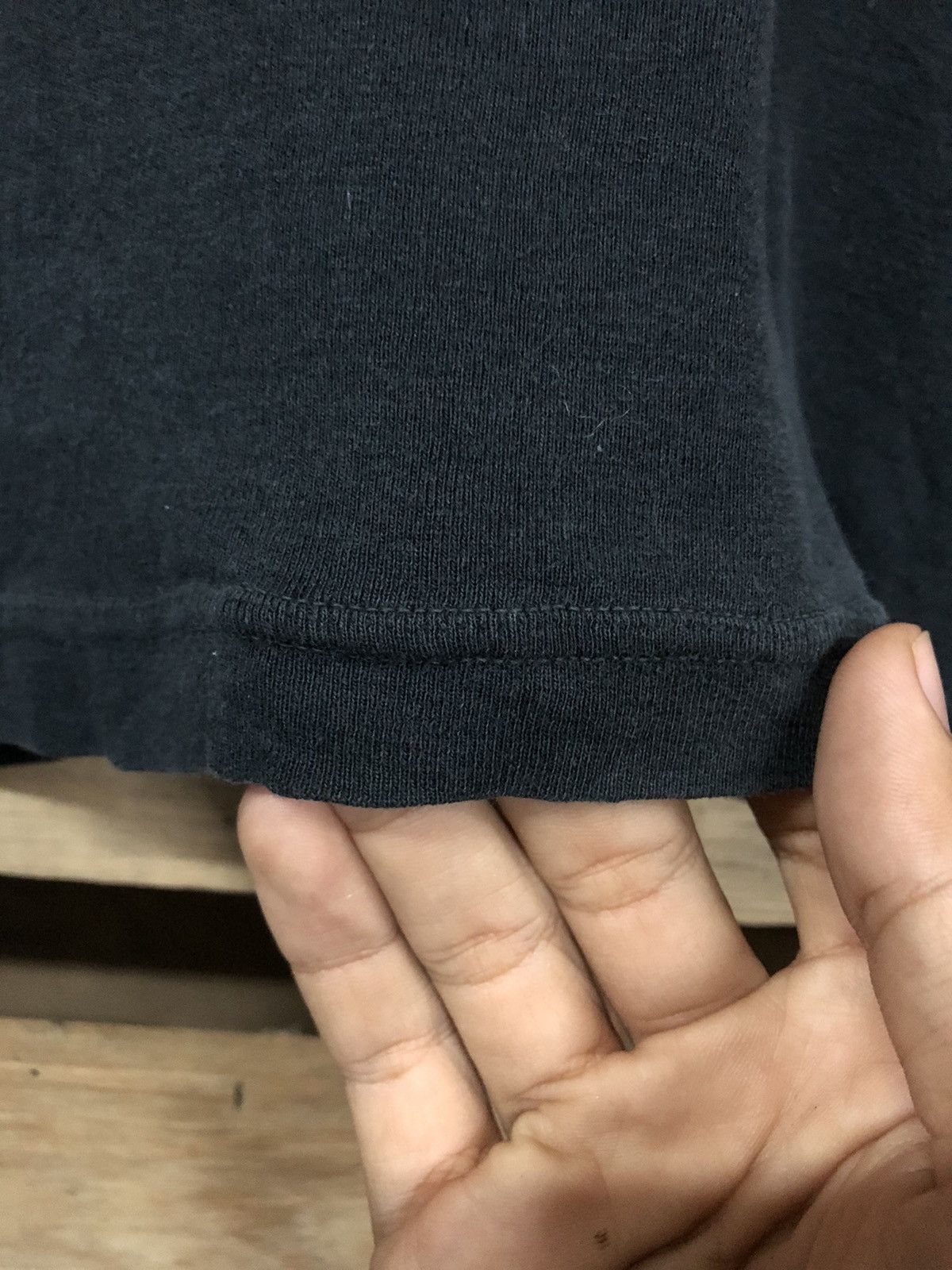 Helmut Lang Vintage Helmut Lang V collar Strech Tshirt Size US S / EU 44-46 / 1 - 7 Thumbnail