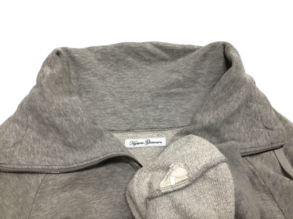 Hysteric Glamour × Japanese Brand Hysteric Glamour Grey zipper cycling Sweater Size US M / EU 48-50 / 2 - 6 Thumbnail