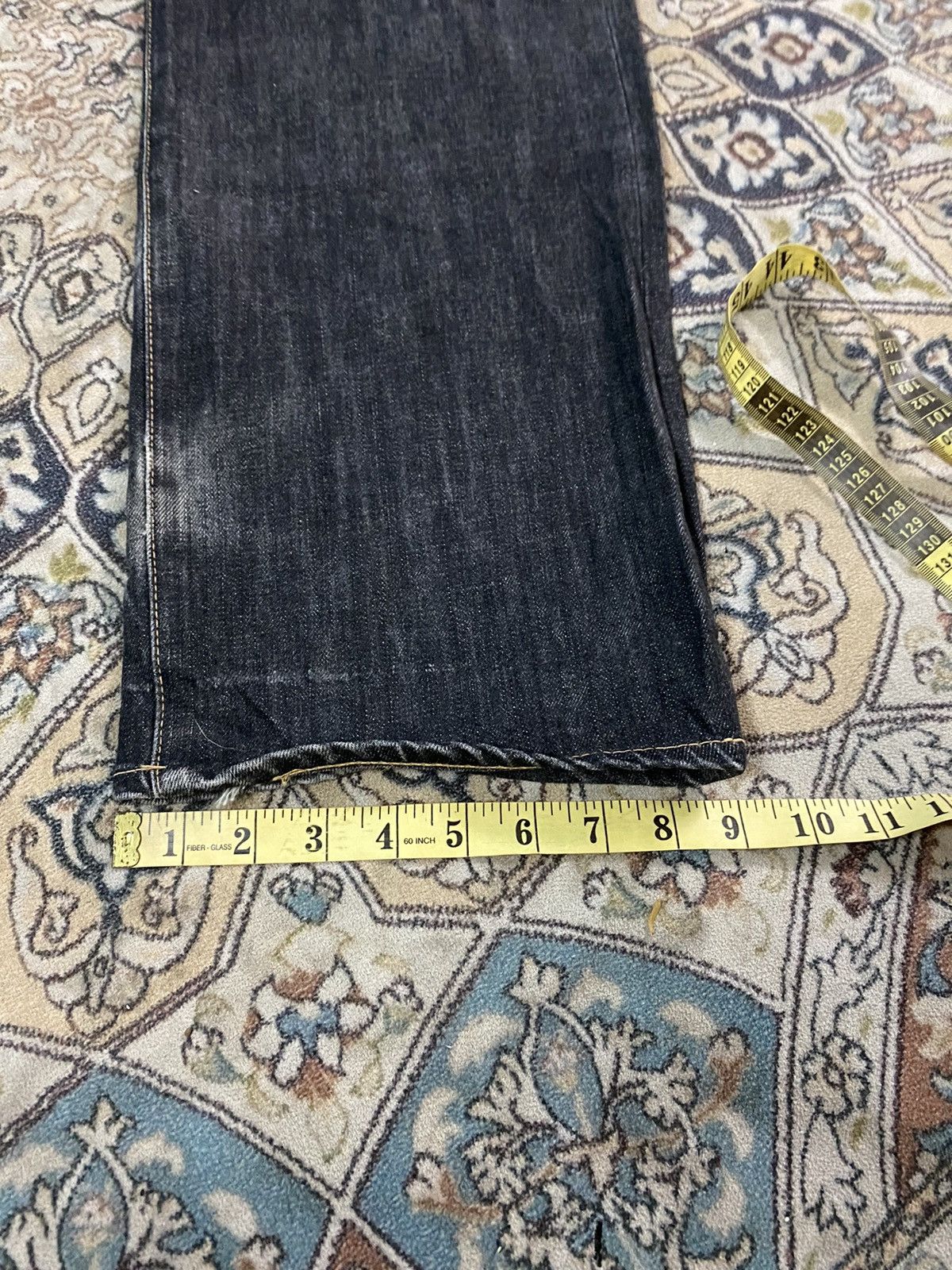 Nitraid Japanese Brand Nitraid Black Denim Jeans Embroidery Size US 34 / EU 50 - 22 Thumbnail