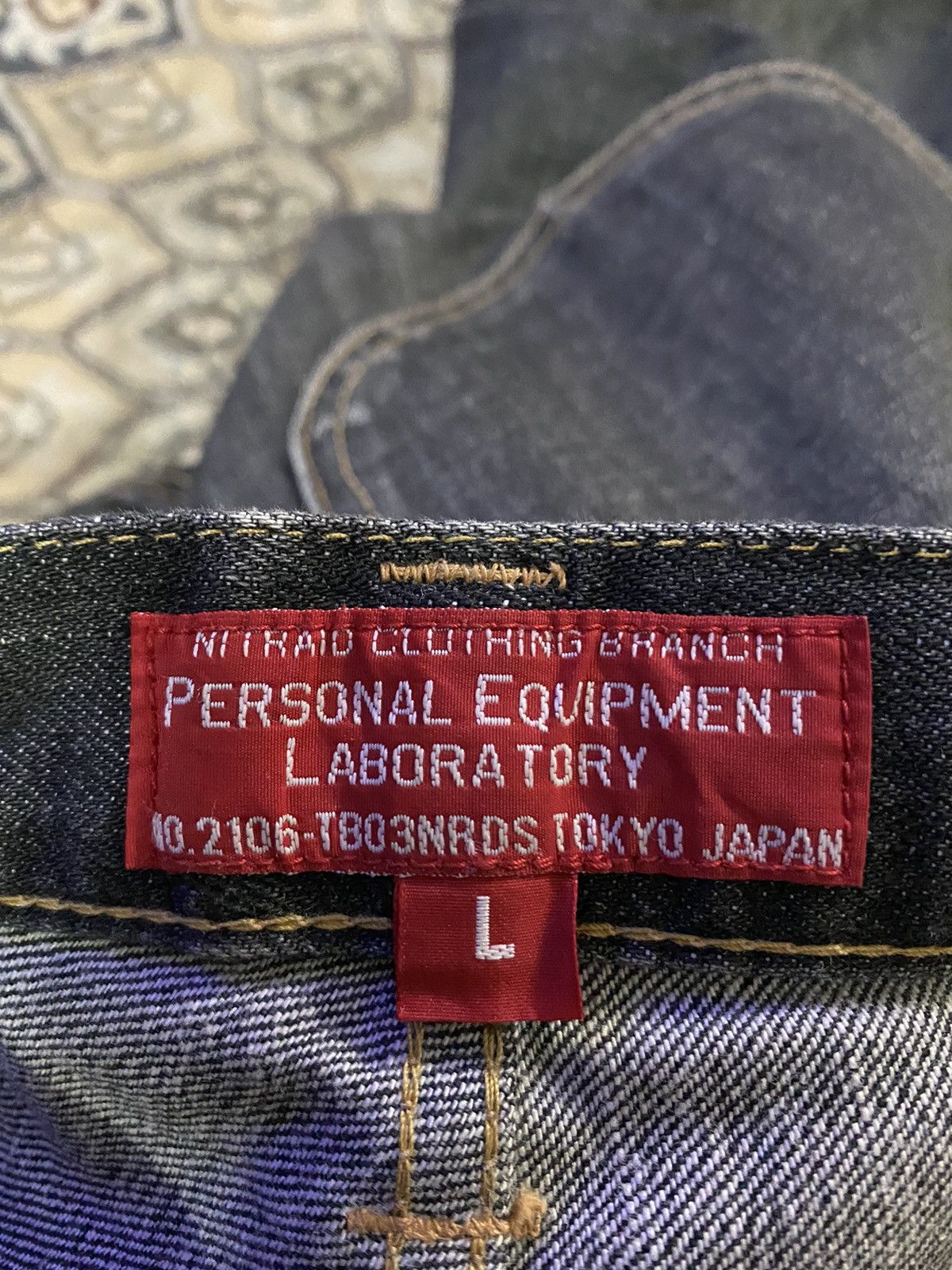 Nitraid Japanese Brand Nitraid Black Denim Jeans Embroidery Size US 34 / EU 50 - 13 Thumbnail