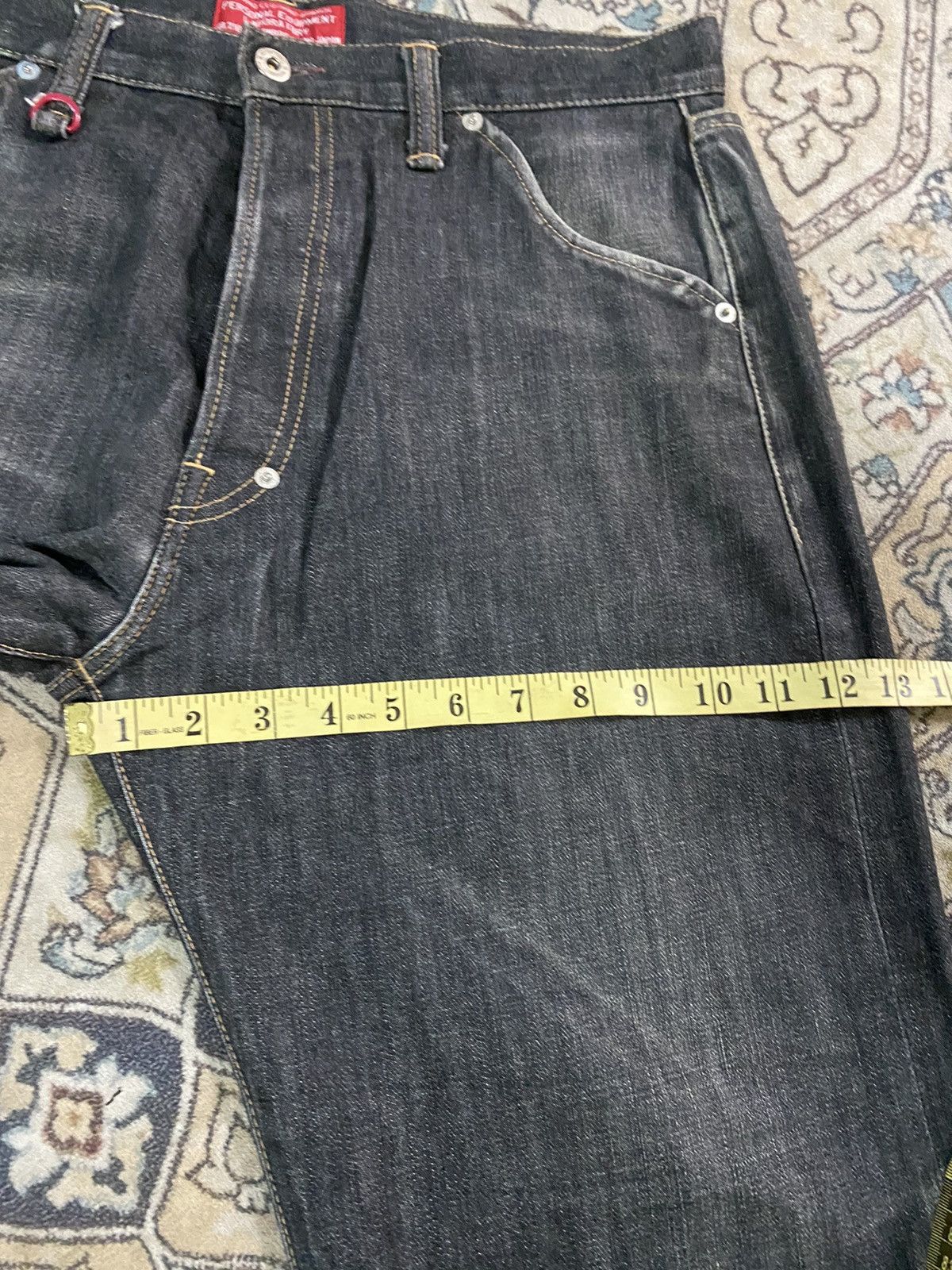 Nitraid Japanese Brand Nitraid Black Denim Jeans Embroidery Size US 34 / EU 50 - 20 Thumbnail