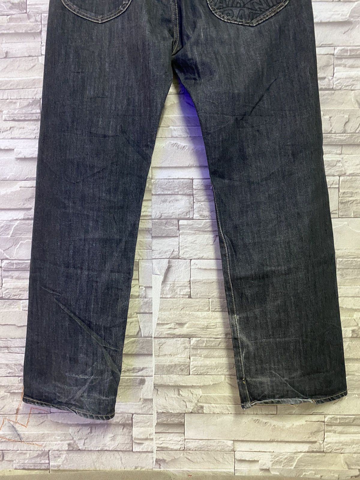 Nitraid Japanese Brand Nitraid Black Denim Jeans Embroidery Size US 34 / EU 50 - 10 Thumbnail