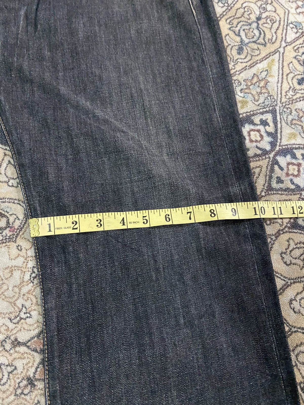 Nitraid Japanese Brand Nitraid Black Denim Jeans Embroidery Size US 34 / EU 50 - 21 Thumbnail