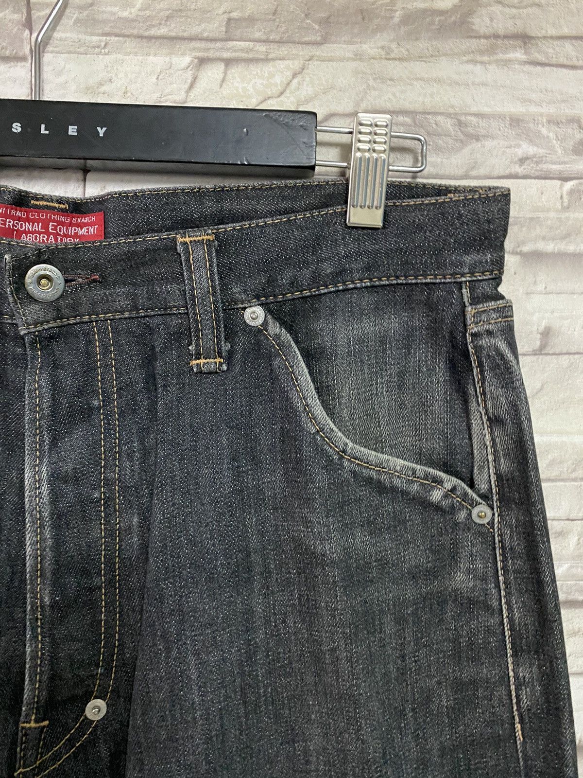 Nitraid Japanese Brand Nitraid Black Denim Jeans Embroidery Size US 34 / EU 50 - 8 Thumbnail