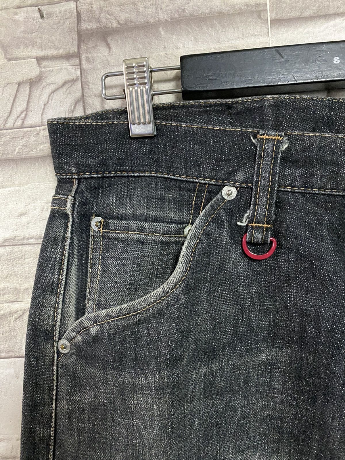 Nitraid Japanese Brand Nitraid Black Denim Jeans Embroidery Size US 34 / EU 50 - 7 Thumbnail