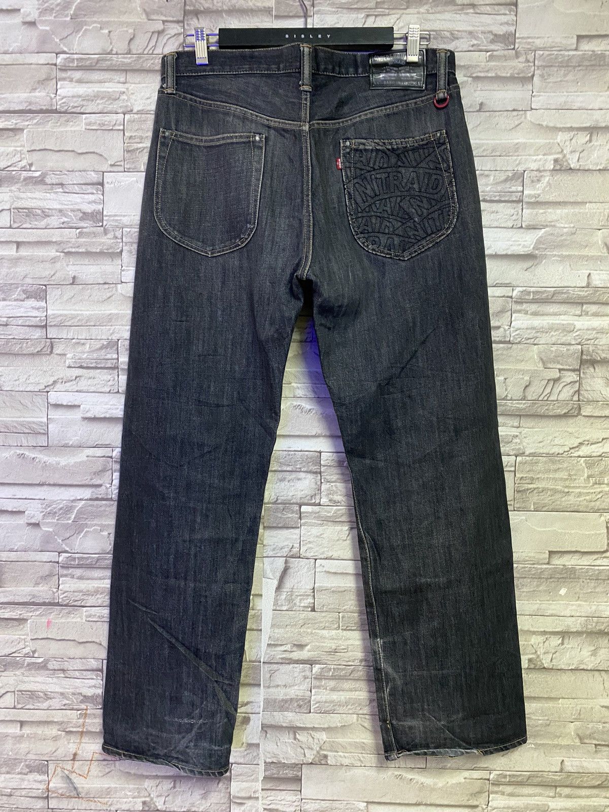 Nitraid Japanese Brand Nitraid Black Denim Jeans Embroidery Size US 34 / EU 50 - 11 Thumbnail