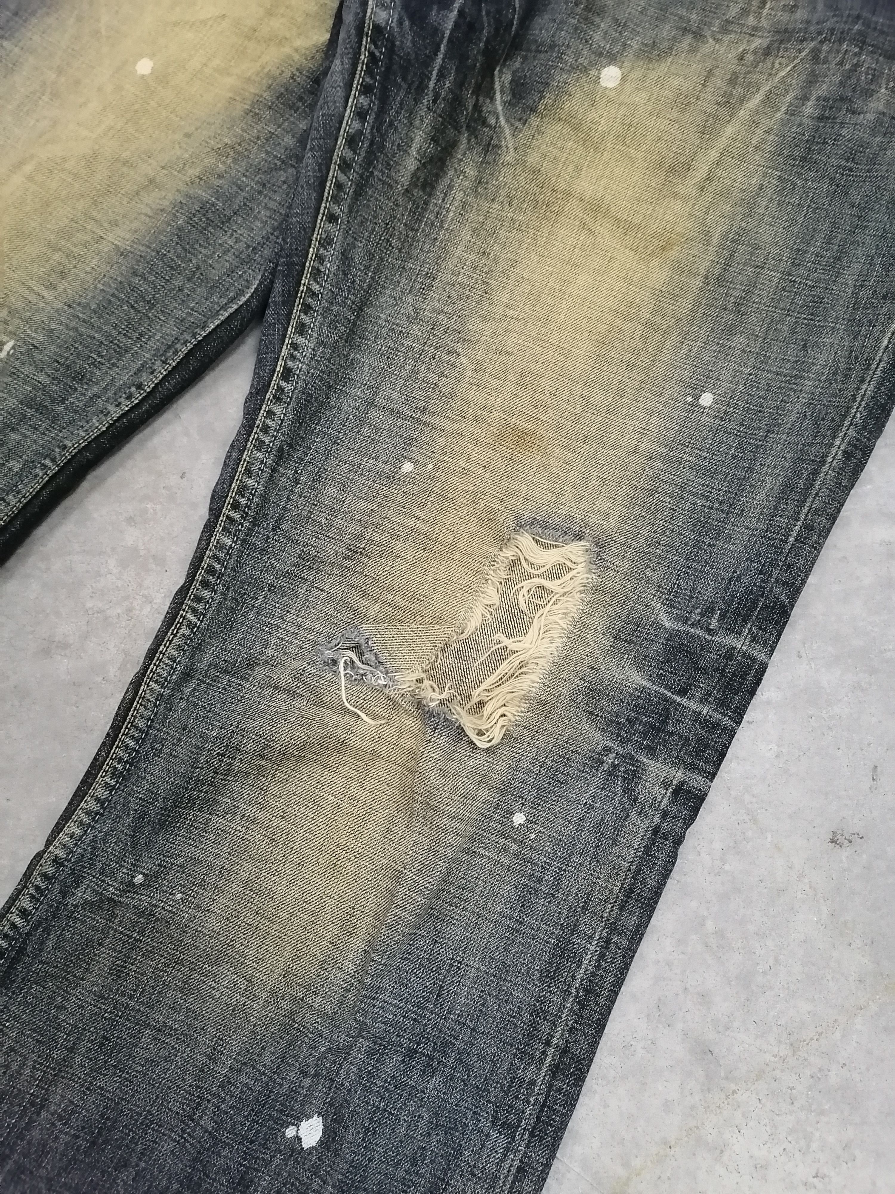 Other 575 Denim Distressed Patchwork Jeans Size US 34 / EU 50 - 3 Thumbnail
