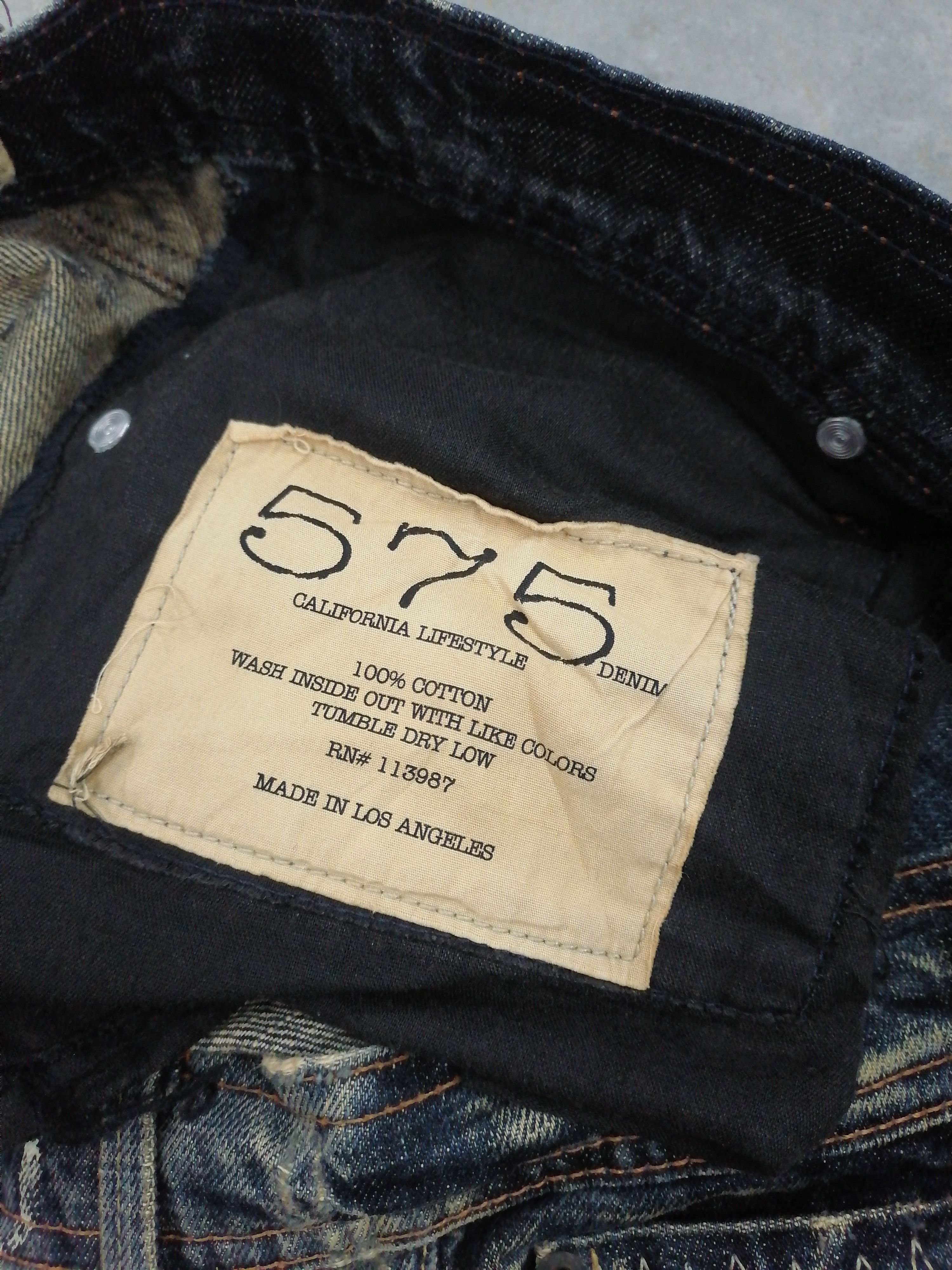 Other 575 Denim Distressed Patchwork Jeans Size US 34 / EU 50 - 15 Thumbnail