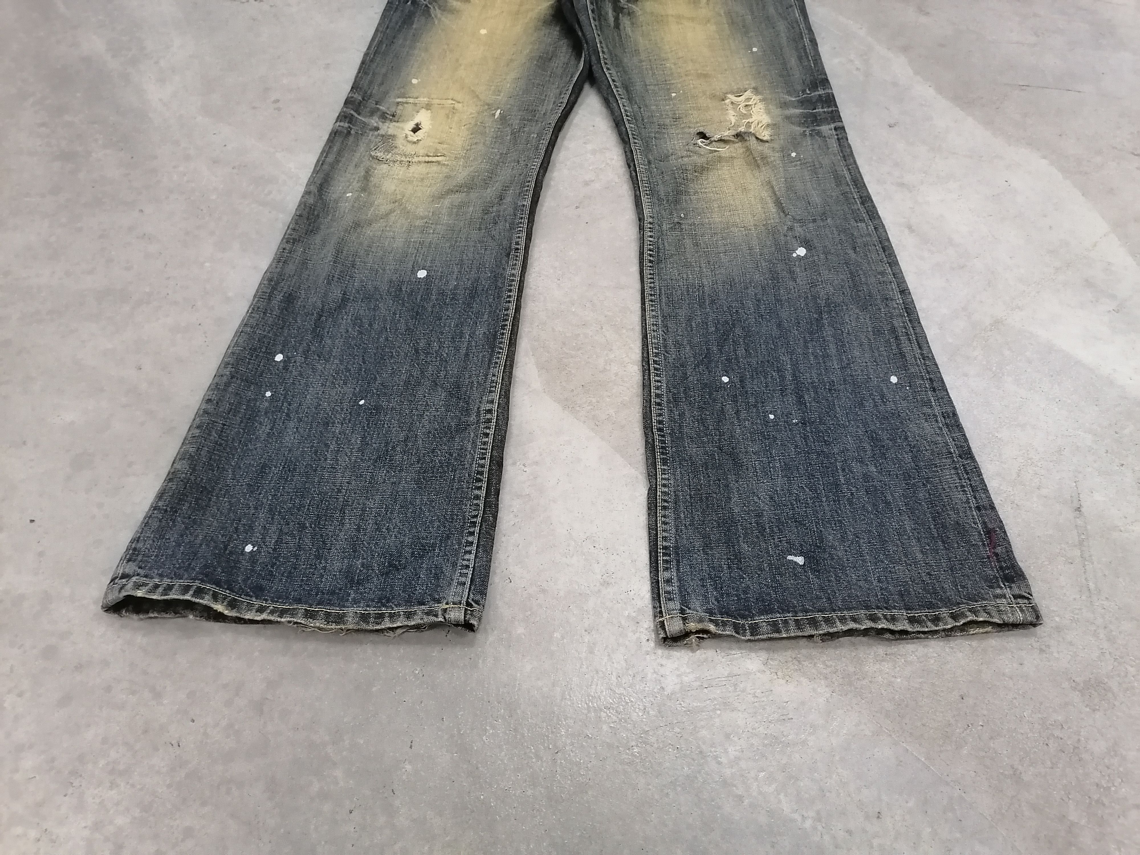 Other 575 Denim Distressed Patchwork Jeans Size US 34 / EU 50 - 2 Thumbnail