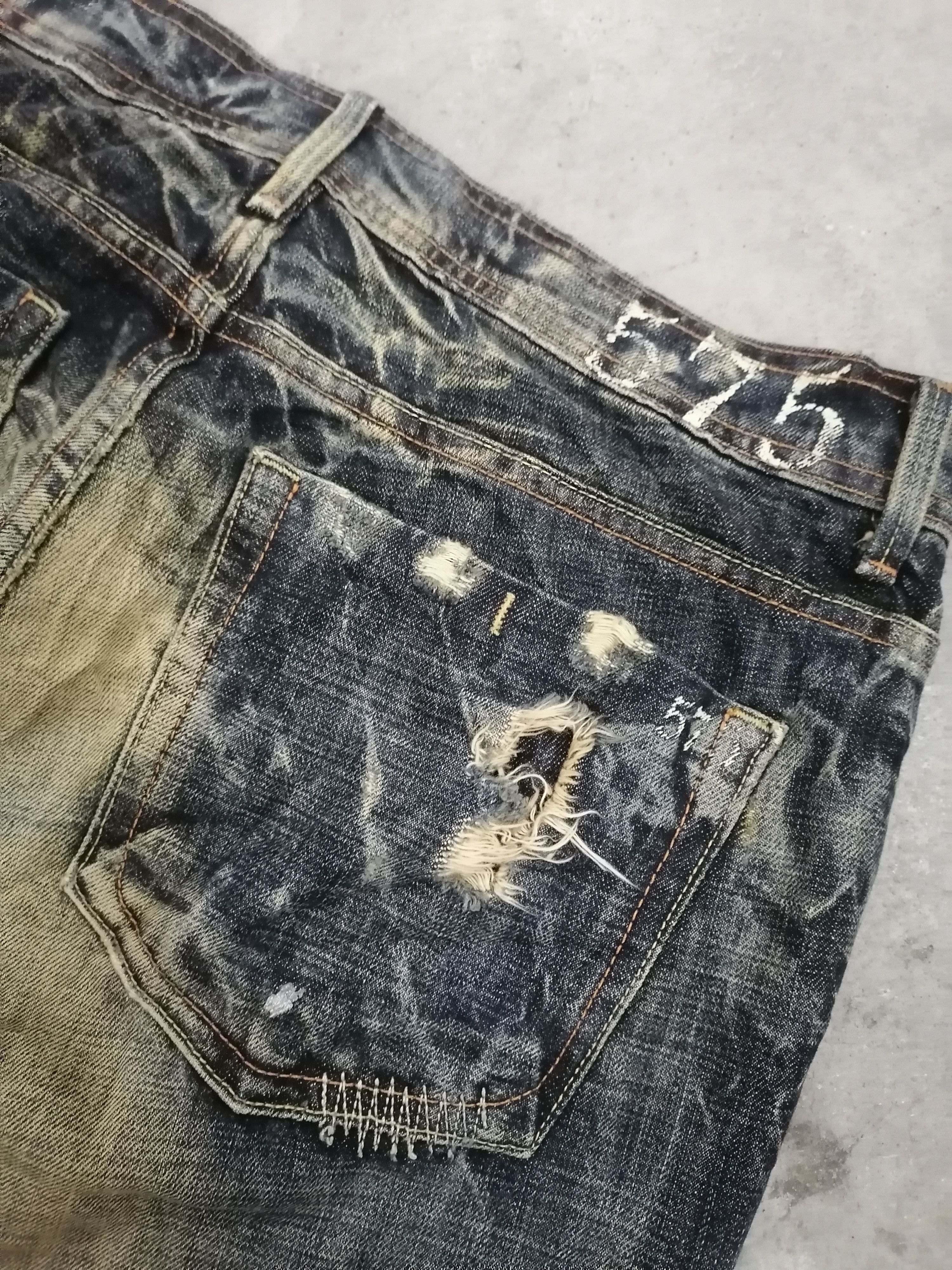 Other 575 Denim Distressed Patchwork Jeans Size US 34 / EU 50 - 12 Thumbnail
