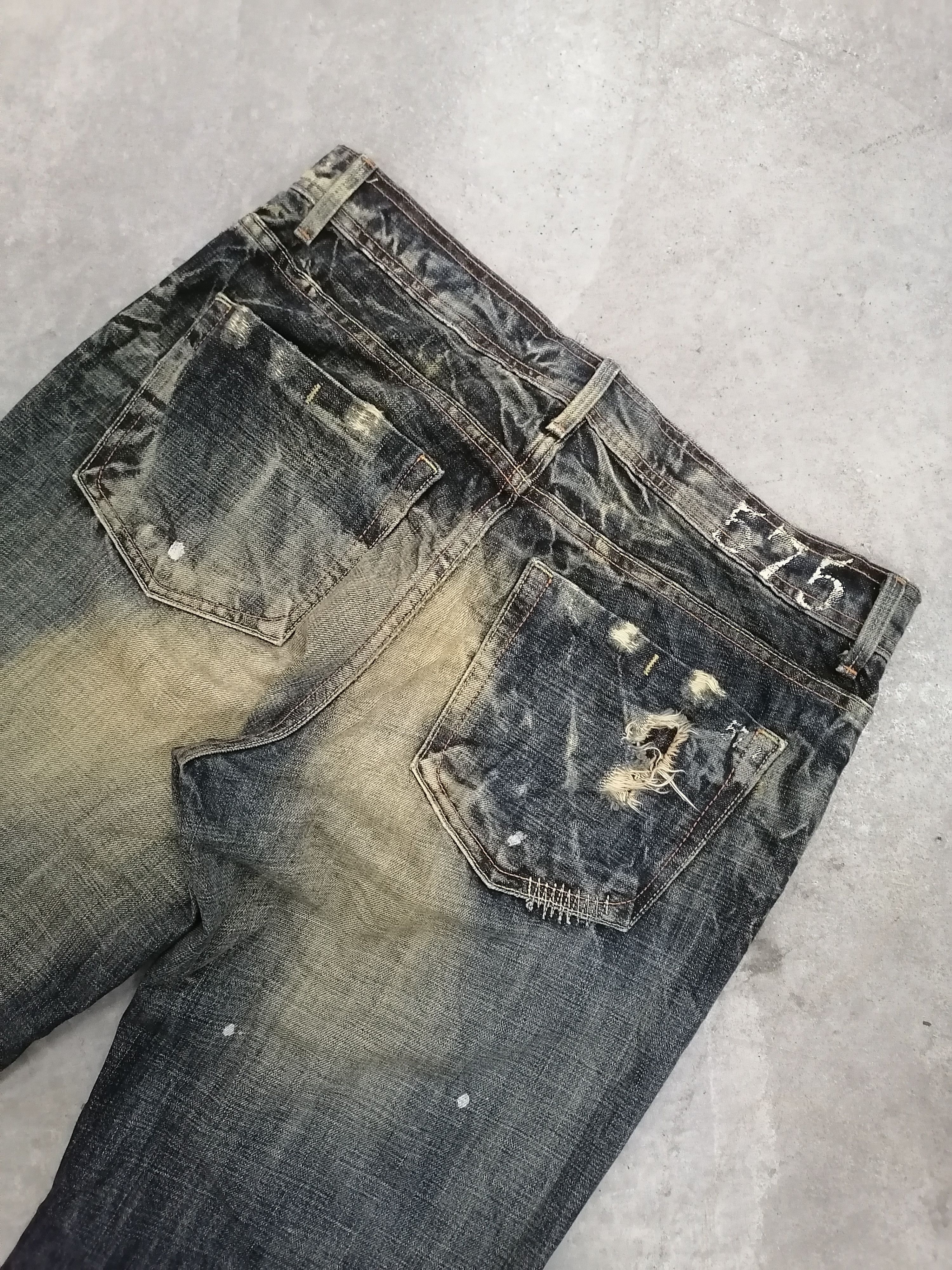 Other 575 Denim Distressed Patchwork Jeans Size US 34 / EU 50 - 11 Thumbnail