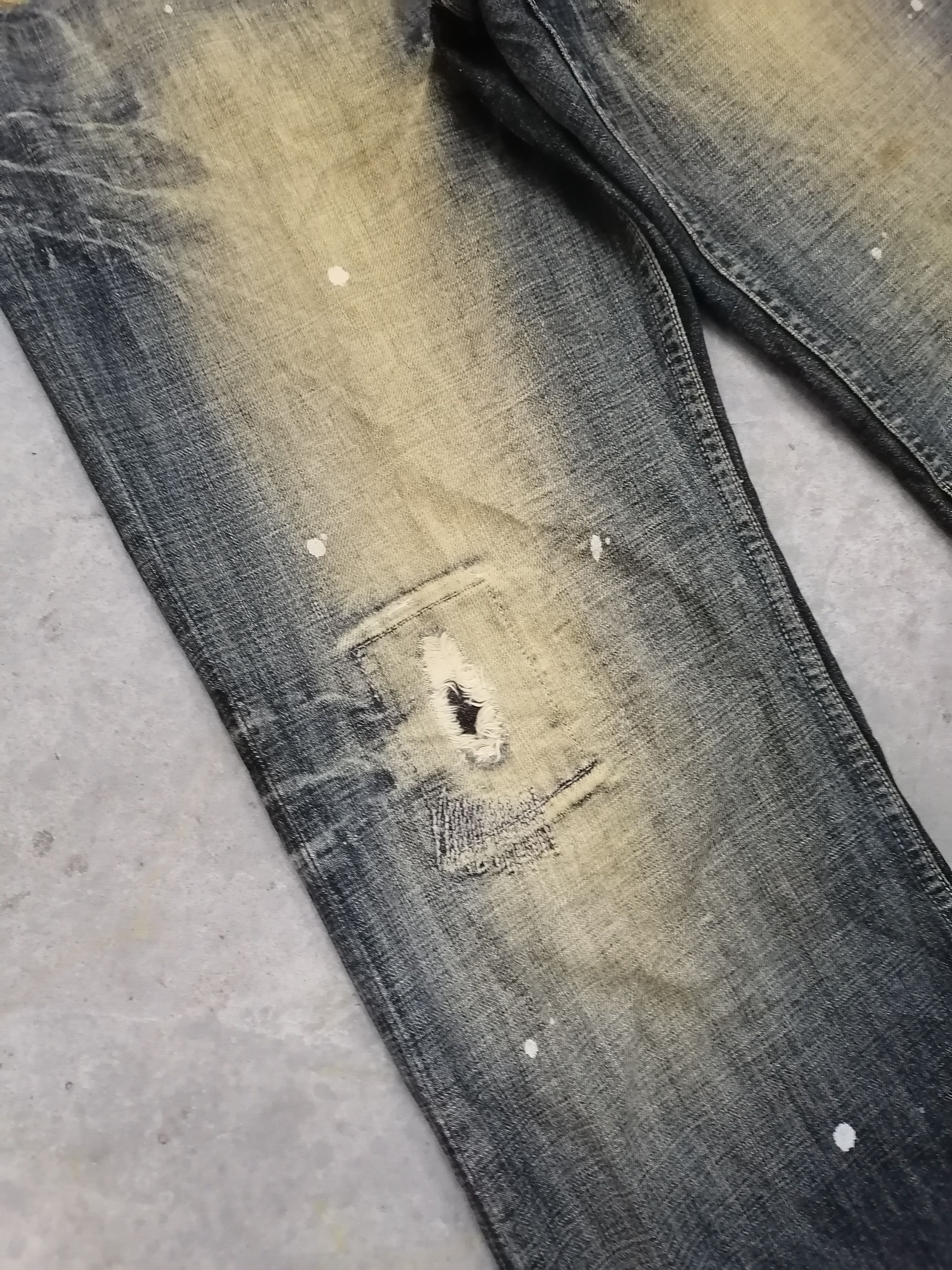 Other 575 Denim Distressed Patchwork Jeans Size US 34 / EU 50 - 4 Thumbnail