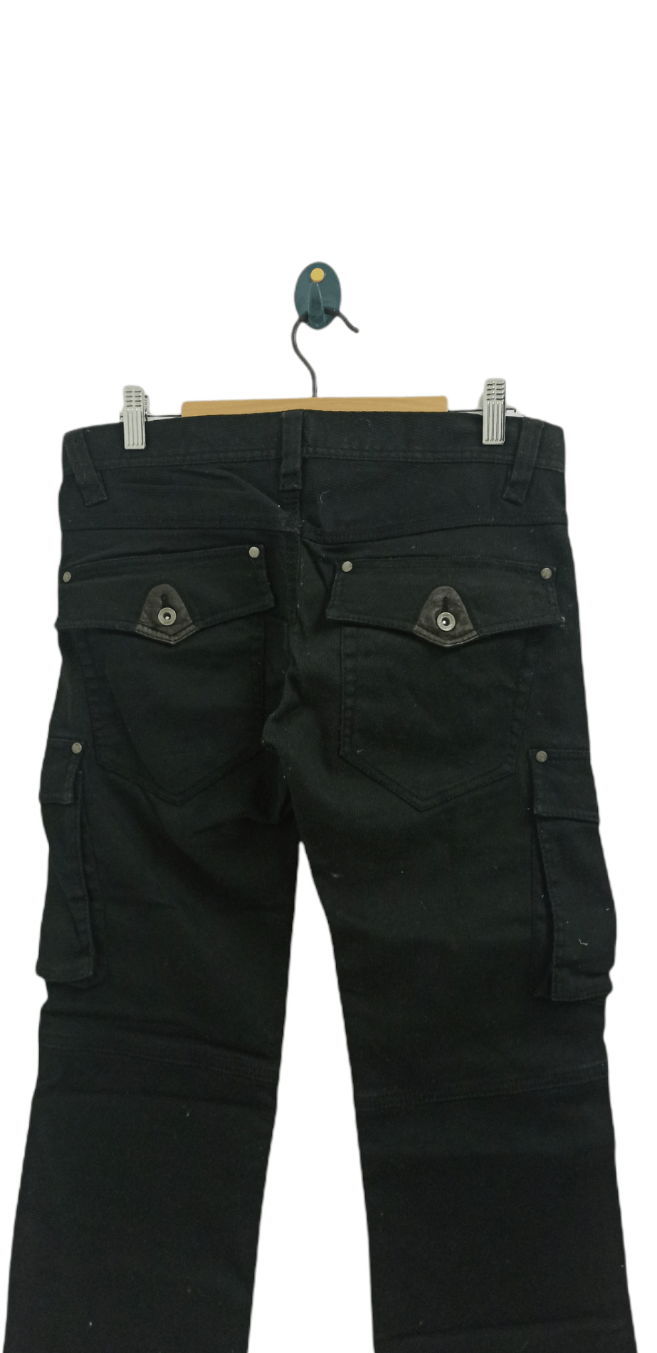 HIDEAWAYS × Japanese Brand Hideaways Nicole Low Rise Cargo Trousers Pants Size US 31 - 4 Thumbnail